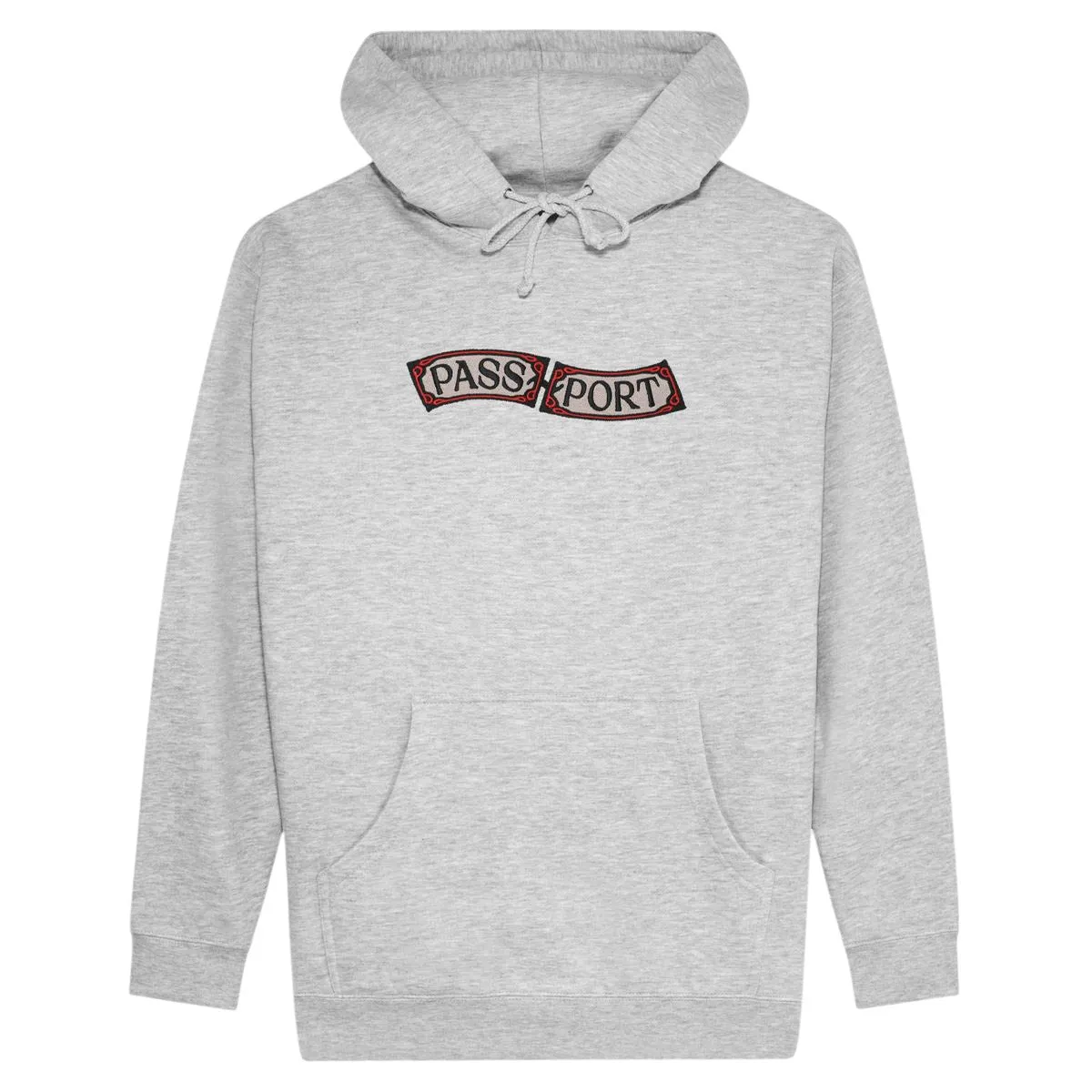 Pass~Port - Red Flag Hoodie Ash