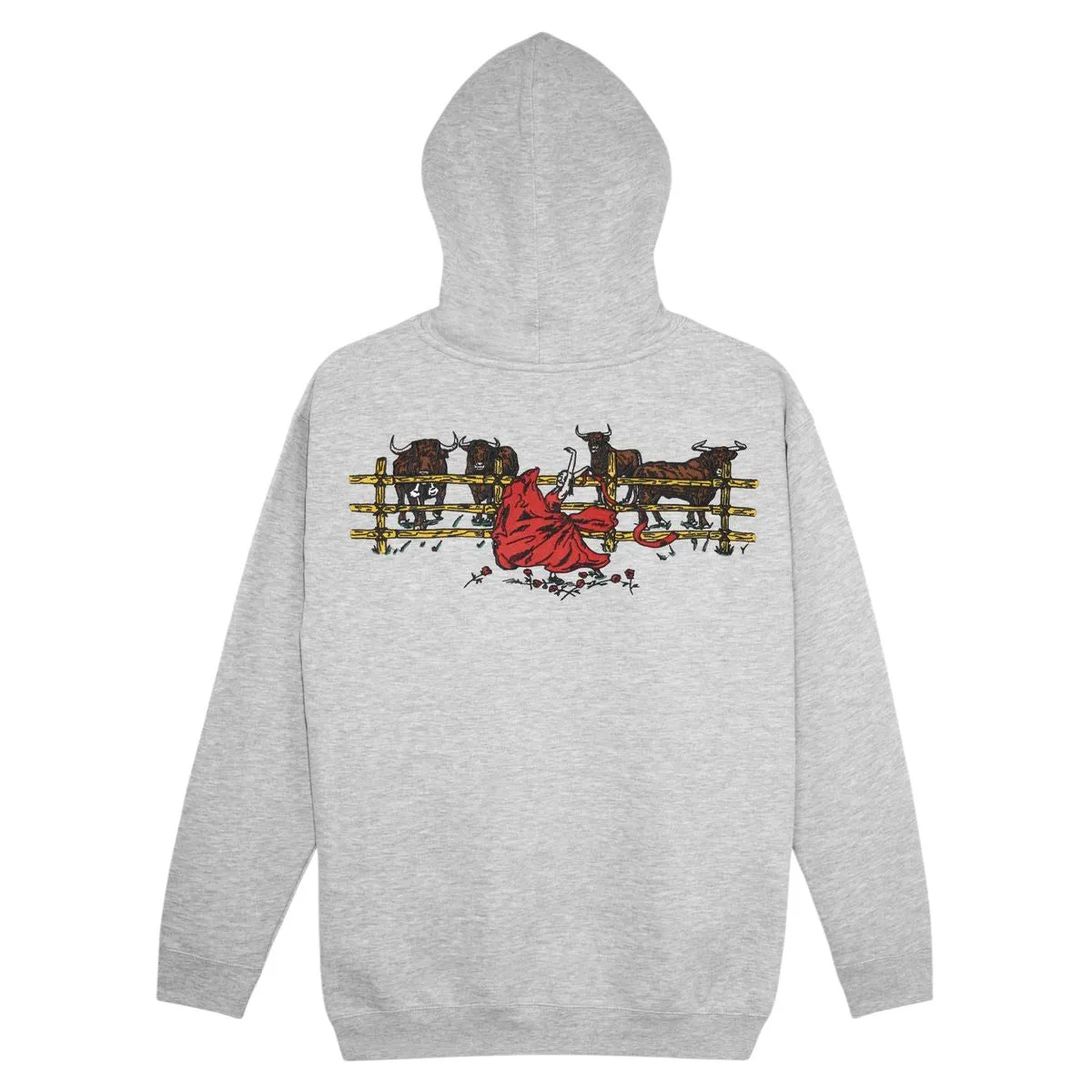 Pass~Port - Red Flag Hoodie Ash