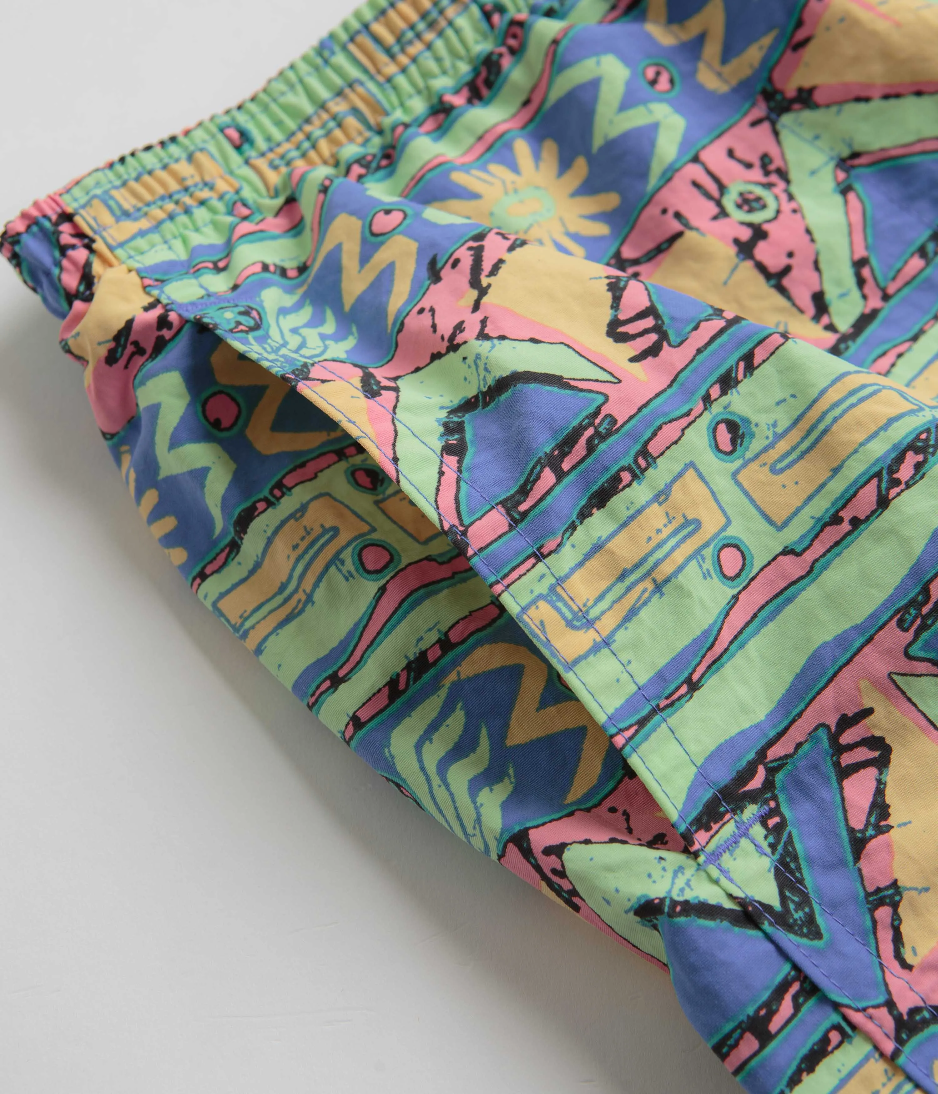Patagonia Baggies 5" Shorts - High Hopes Geo: Salamander Green