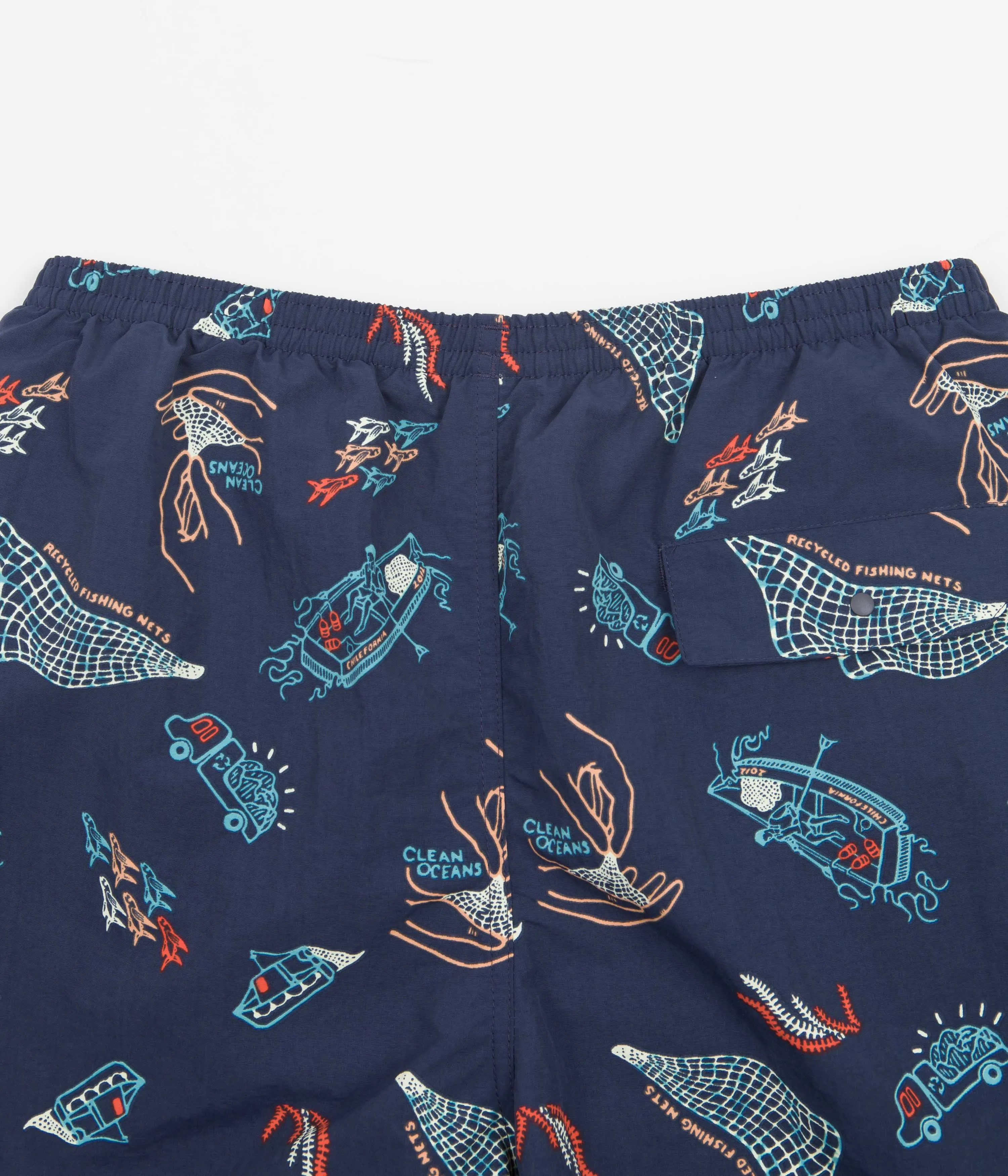 Patagonia Baggies Longs 7" Shorts - Clean Currents: Tidepool Blue