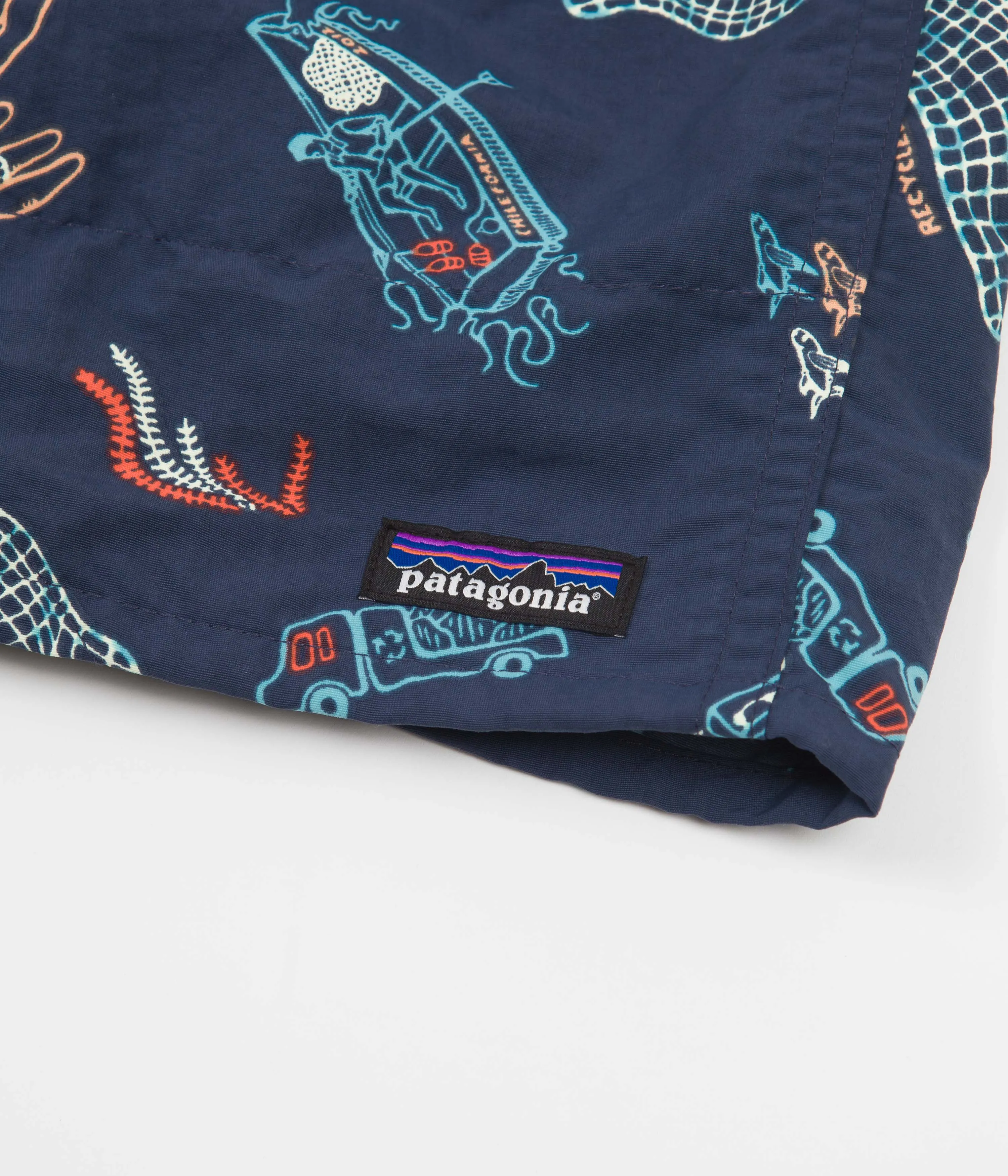 Patagonia Baggies Longs 7" Shorts - Clean Currents: Tidepool Blue