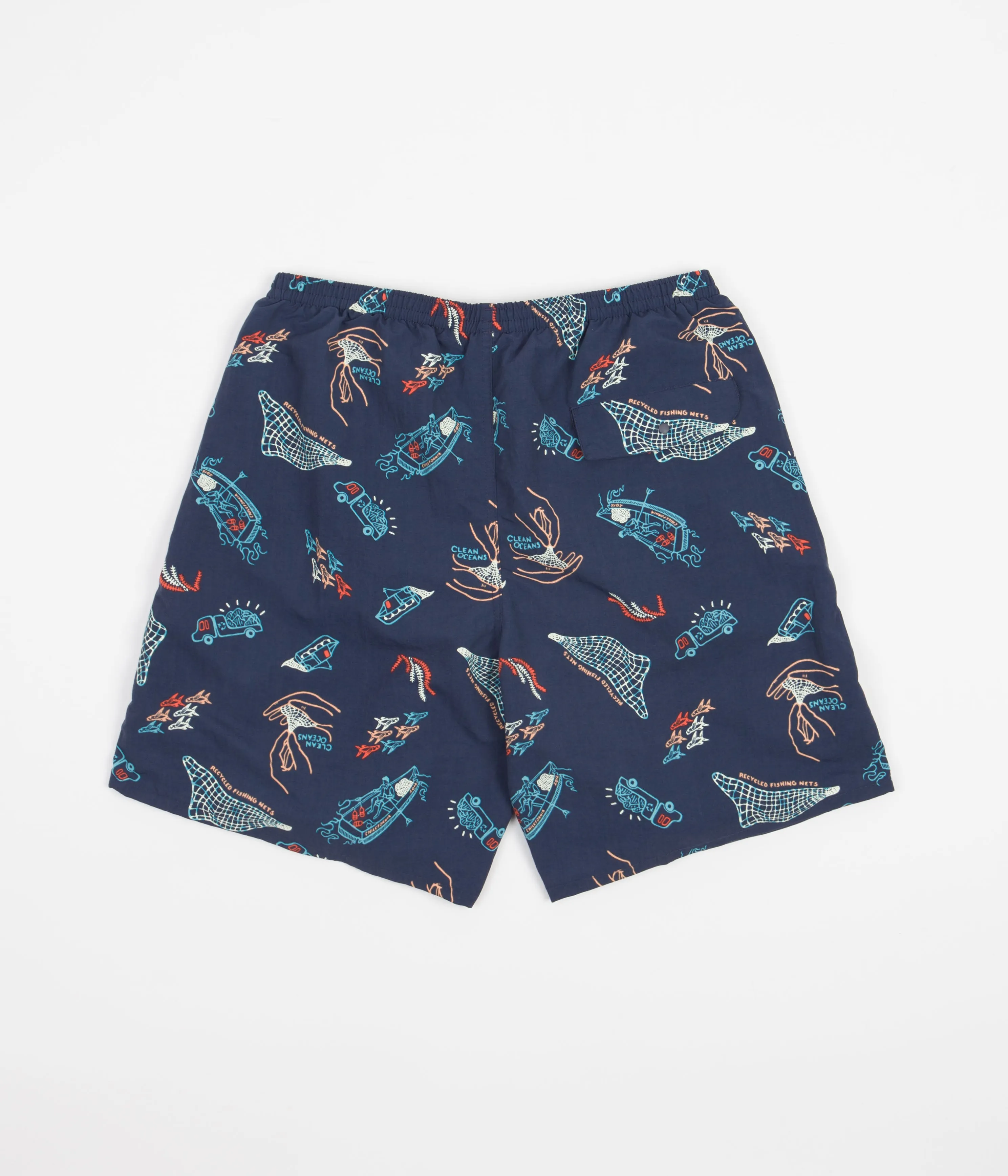 Patagonia Baggies Longs 7" Shorts - Clean Currents: Tidepool Blue