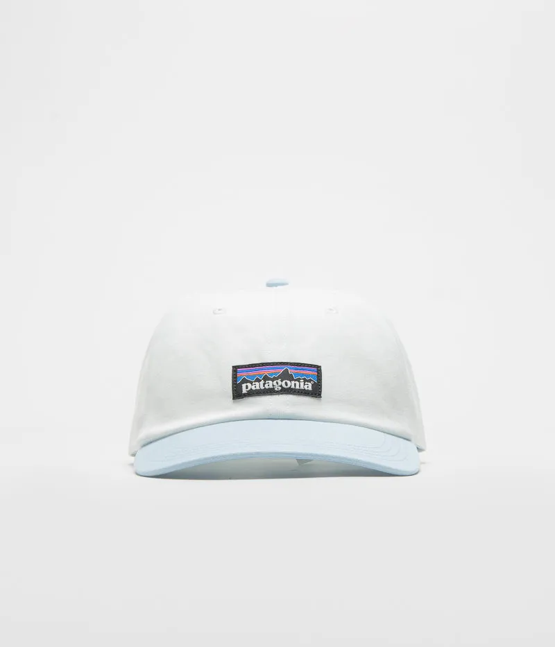 Patagonia P-6 Label Trad Cap - Birch White / Fleck Blue