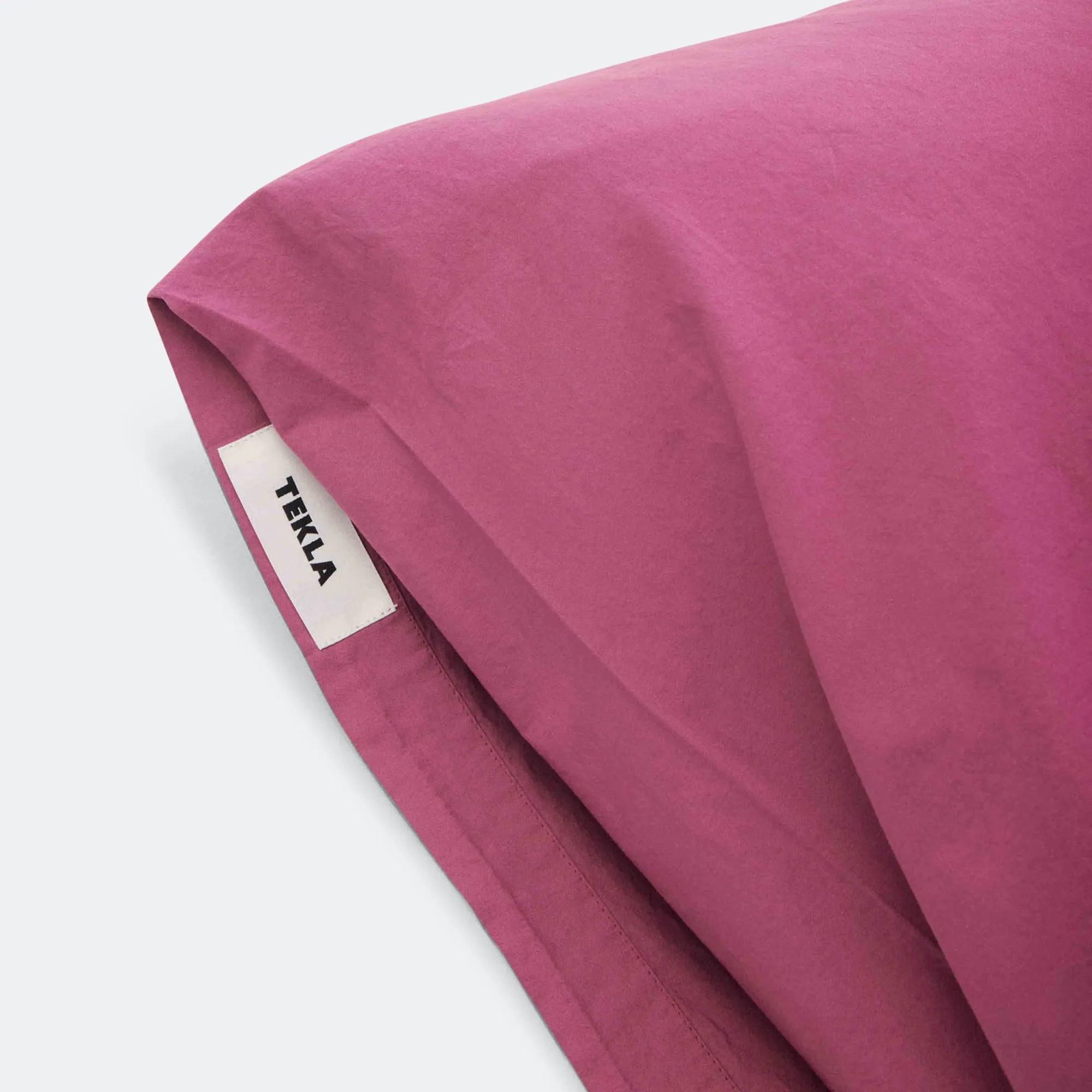 Percale Pillow Case - Lingonberry