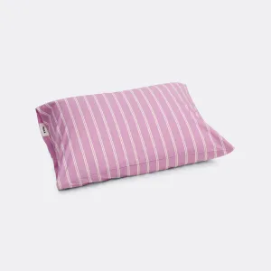 Percale Pillow Case - Mallow Pink Stripes