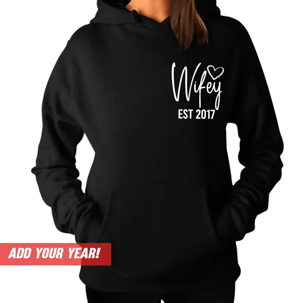 Personalised Wifey Established Hoodie (MRK X)