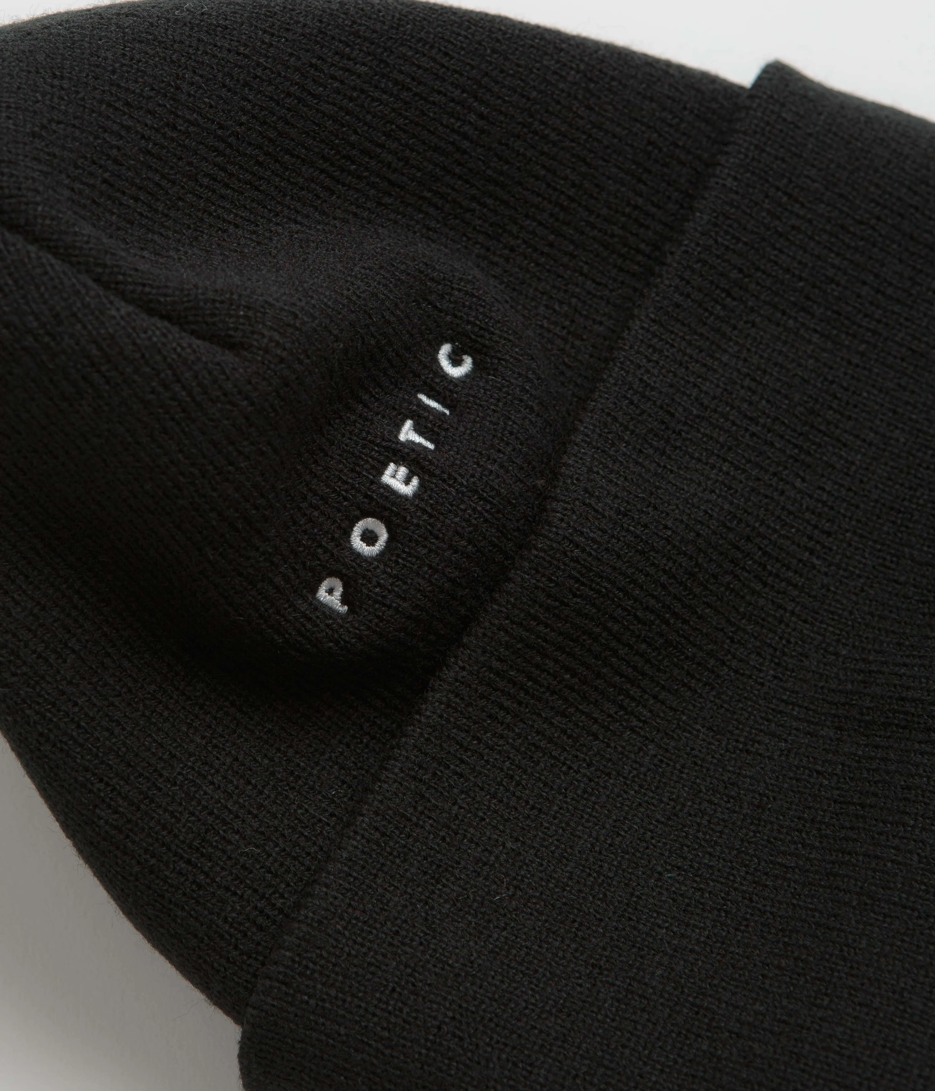 Poetic Collective Double Beanie - Black