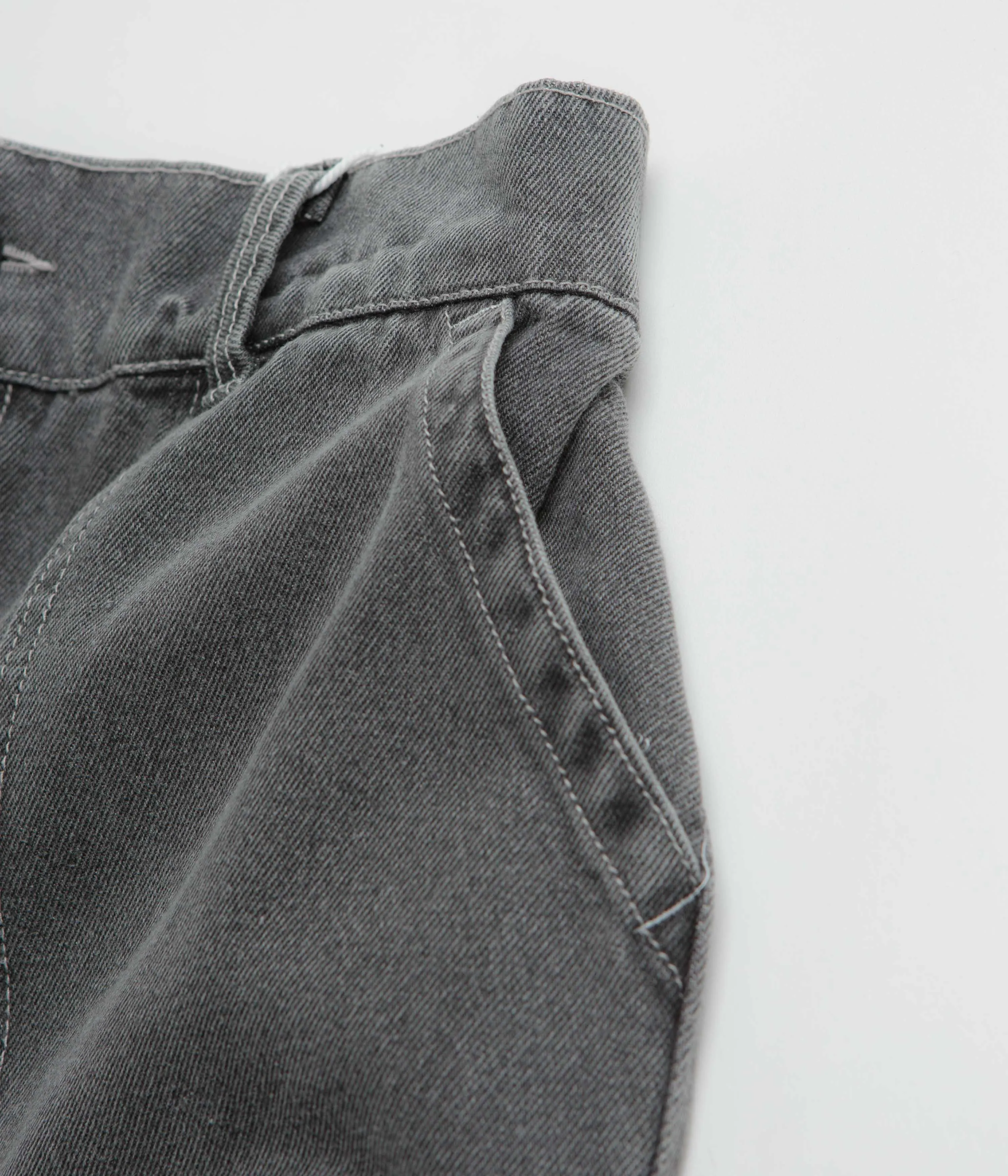 Poetic Collective Painter Pants - Grey Washed Denim