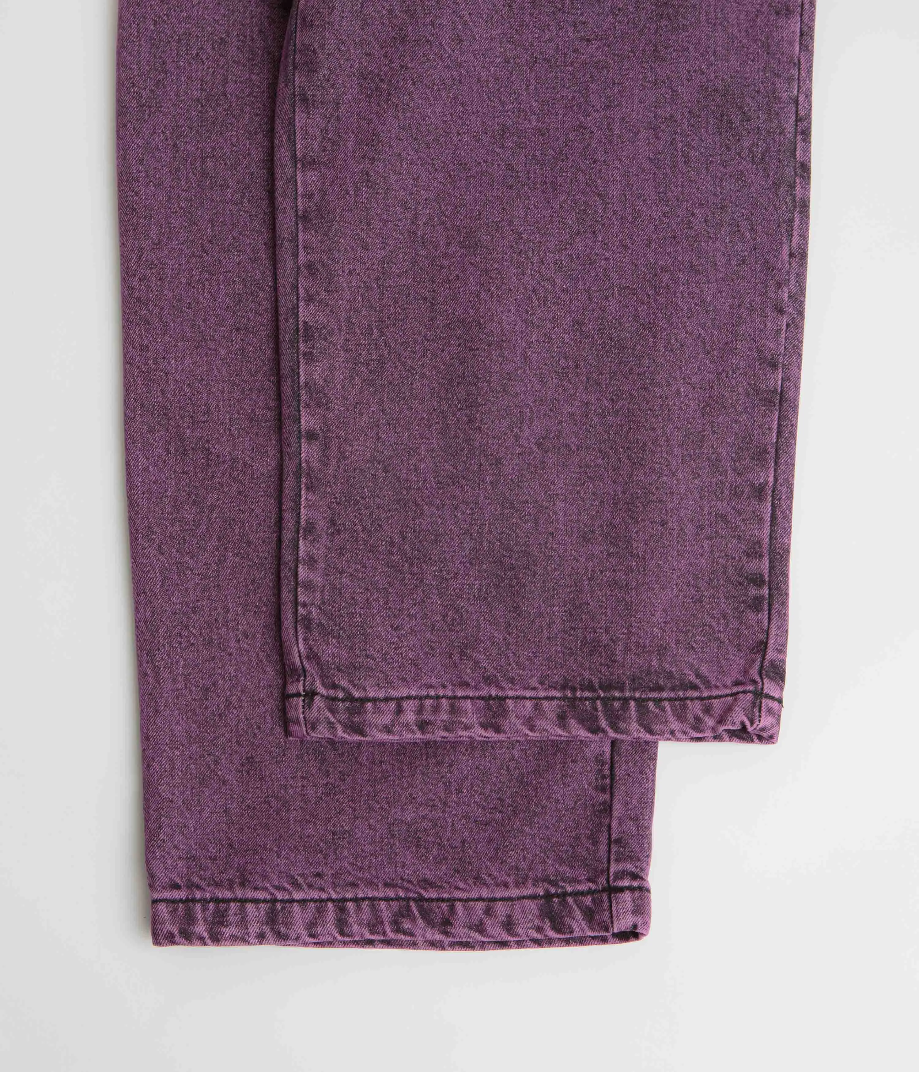 Poetic Collective Painter Pants - Purple Acid Wash Denim