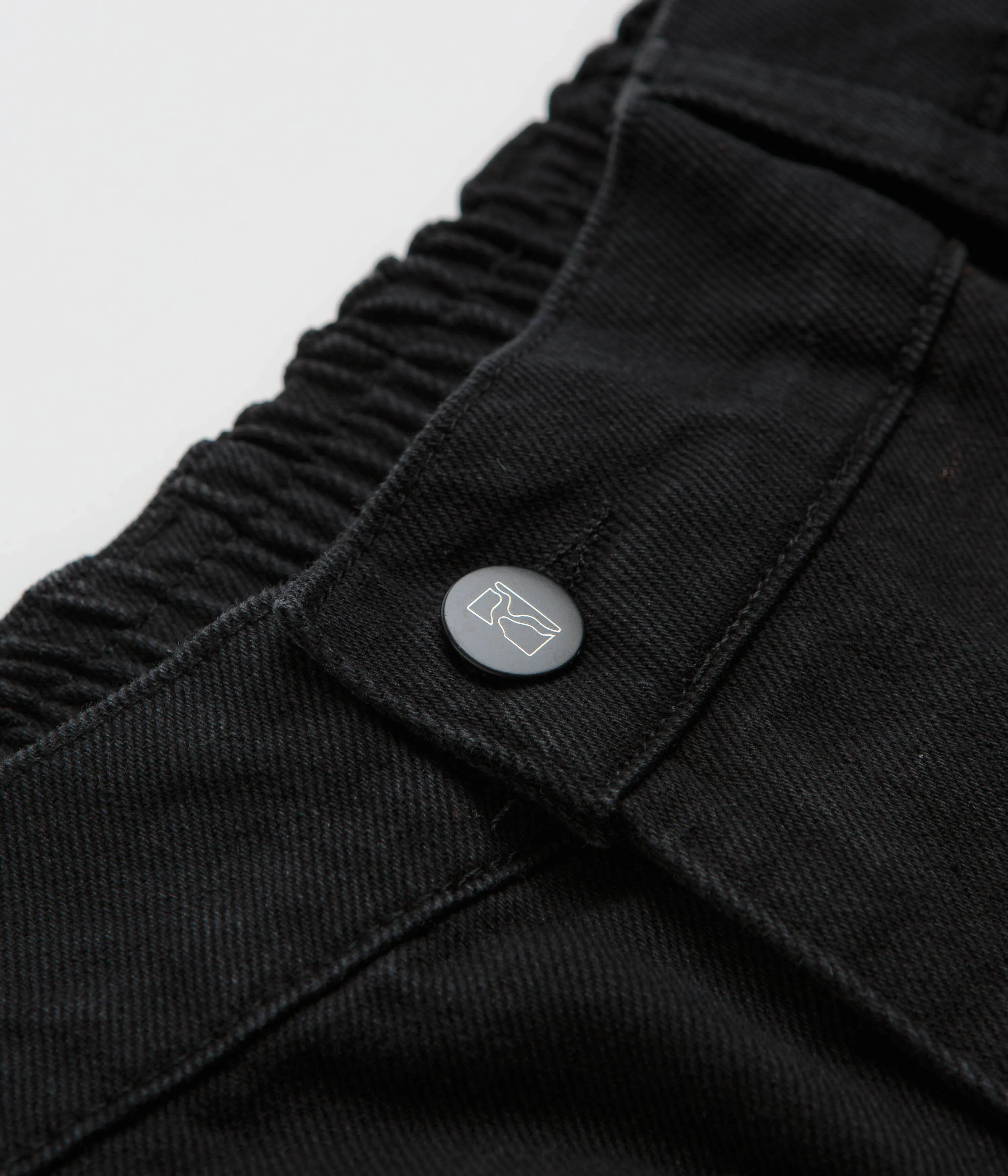 Poetic Collective Sculptor Shorts - Black Denim