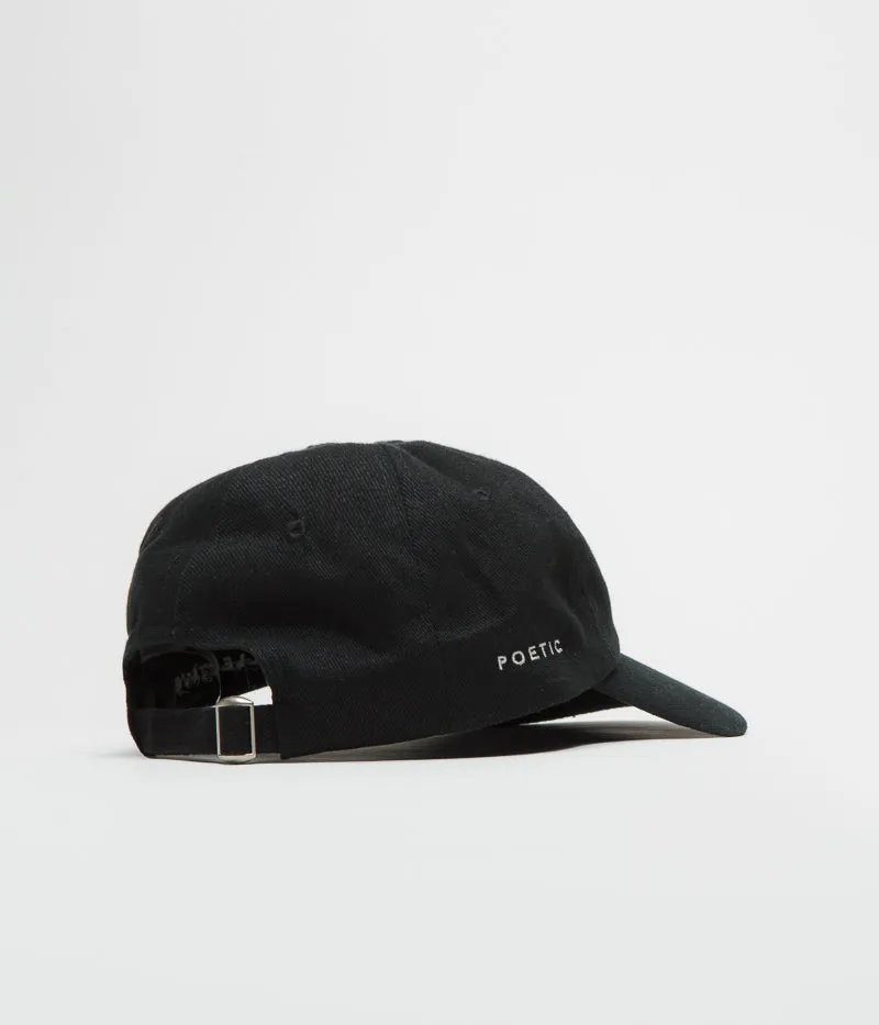 Poetic Collective Side Embroidery Classic Cap - Black