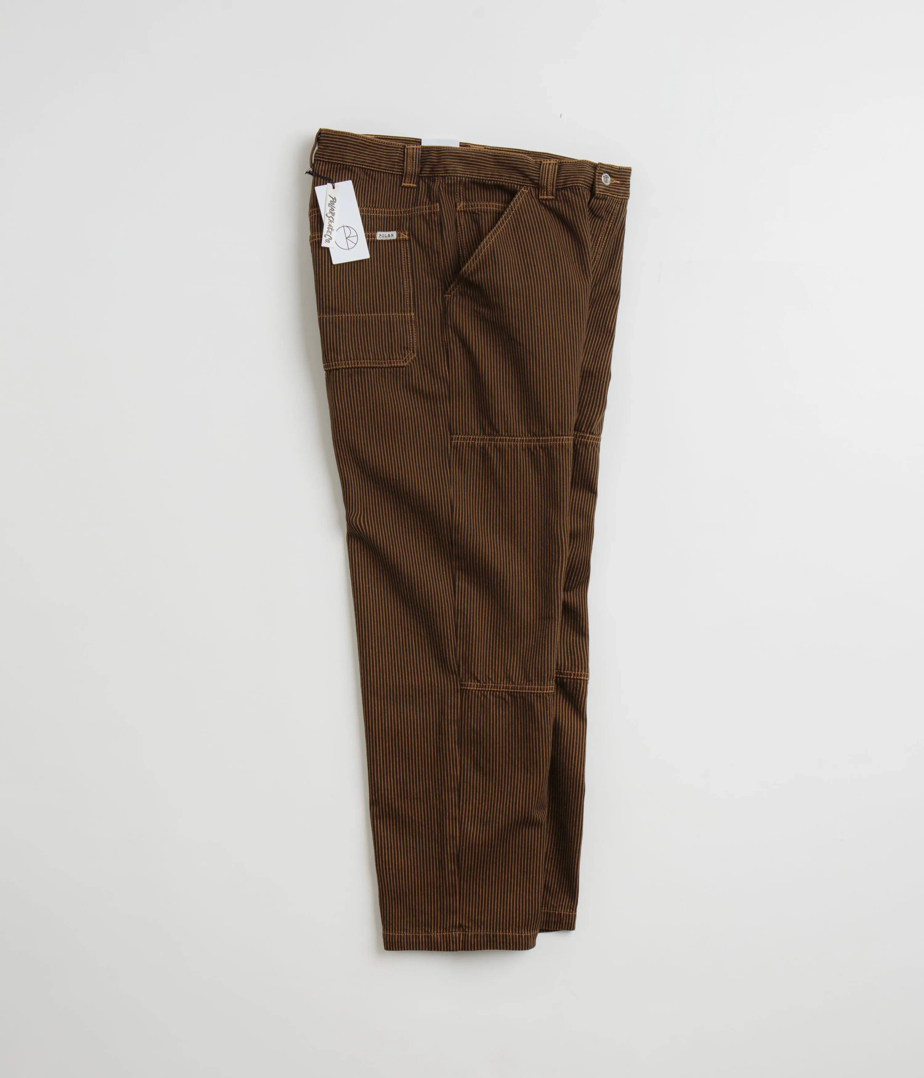 Polar 93 Hickory Stripe Work Pants - Rust