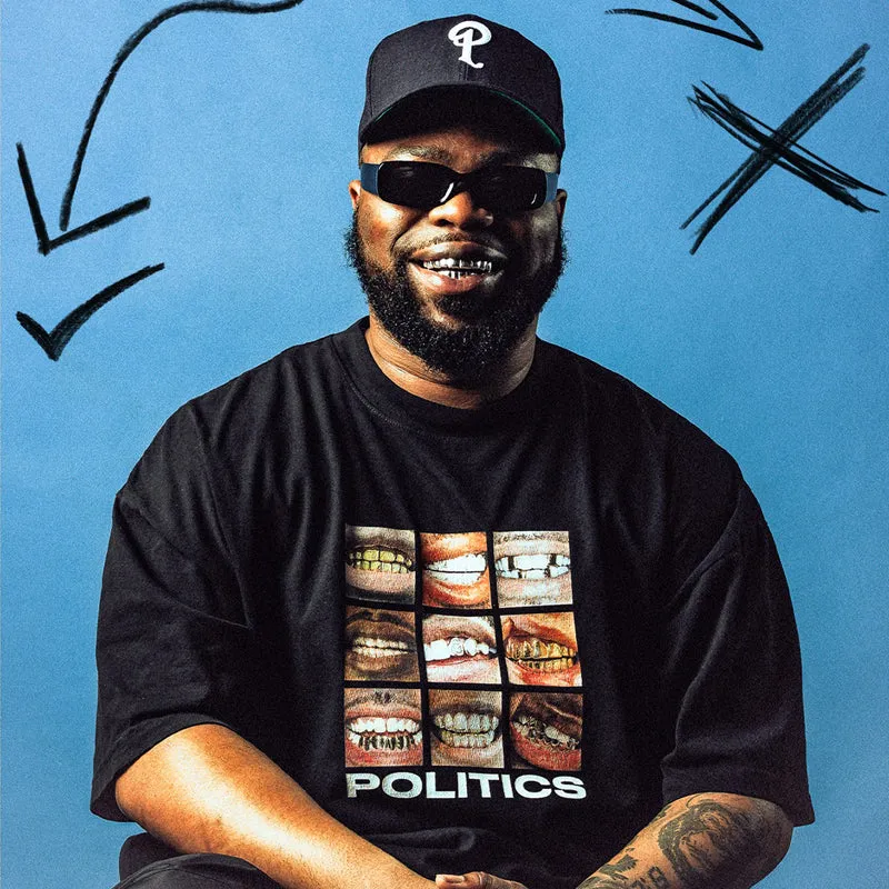 Politics Grillz Tee - Black