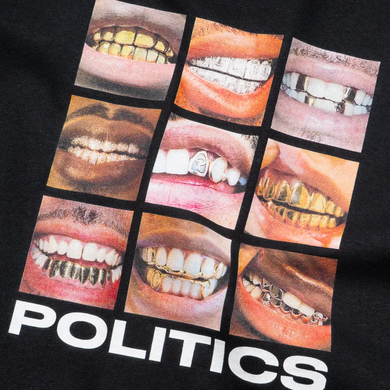 Politics Grillz Tee - Black