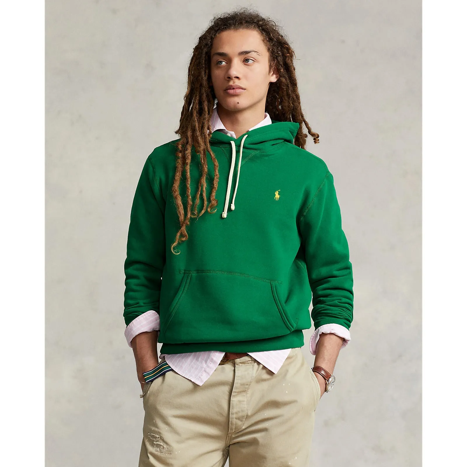 Polo Ralph Lauren - RL Fleece Hoodie - Bright Athletic Green