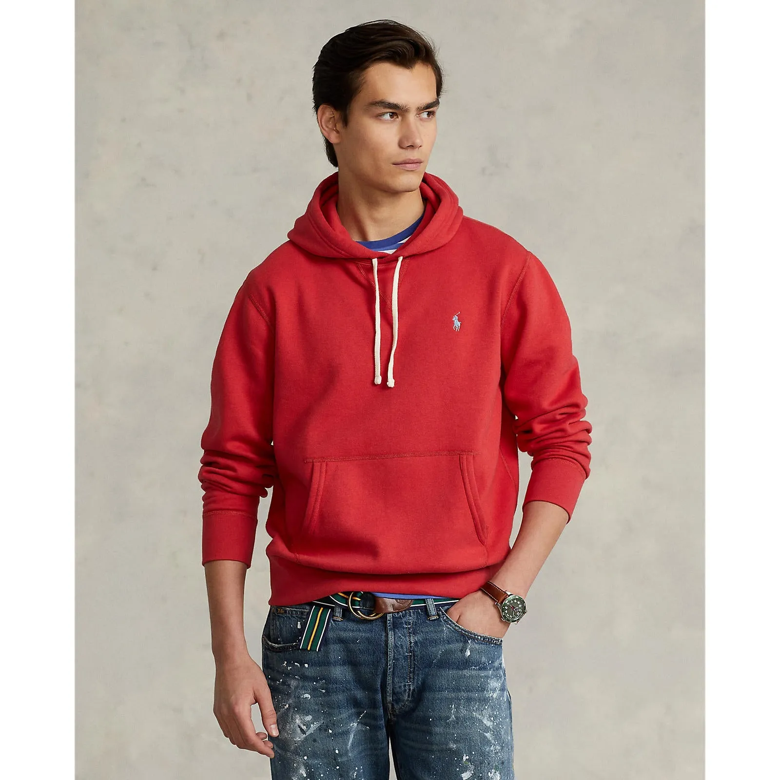 Polo Ralph Lauren - RL Fleece Hoodie - Starboard Red
