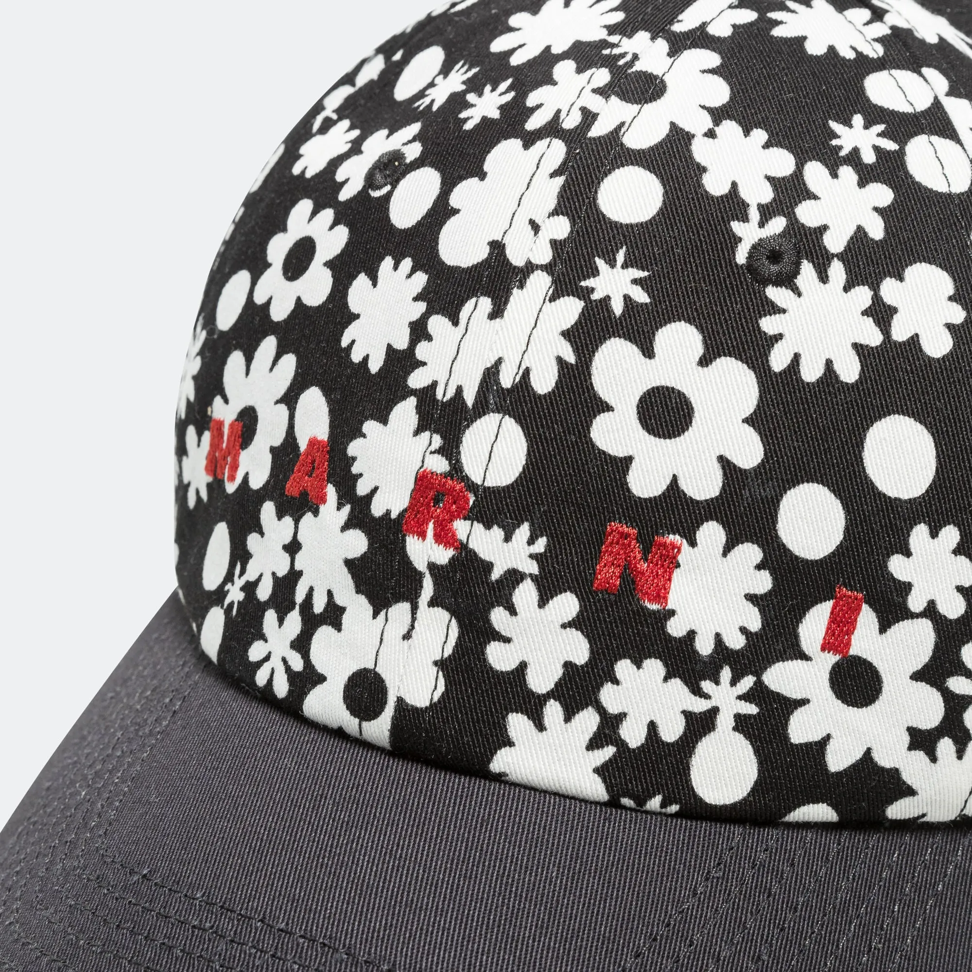 Pop Fields Cotton Twill Baseball Cap - Black