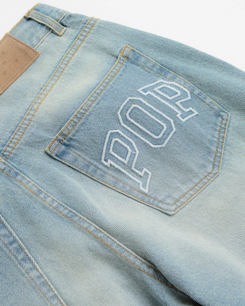 Pop Trading Company DRS Pants - Washed Denim / Blue