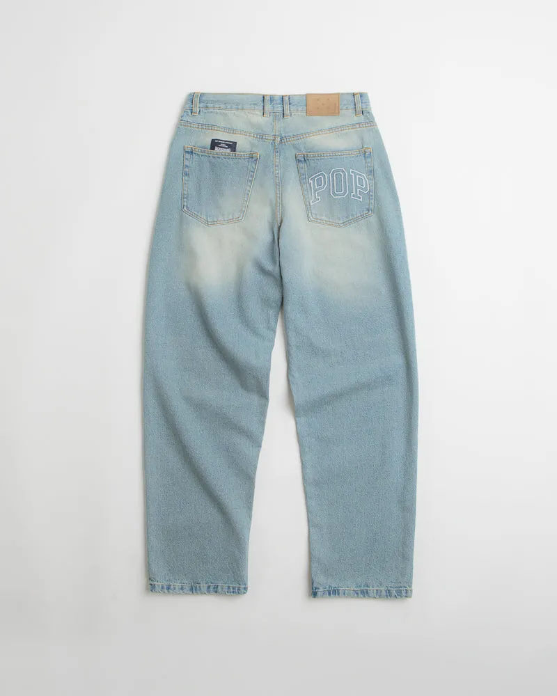 Pop Trading Company DRS Pants - Washed Denim / Blue