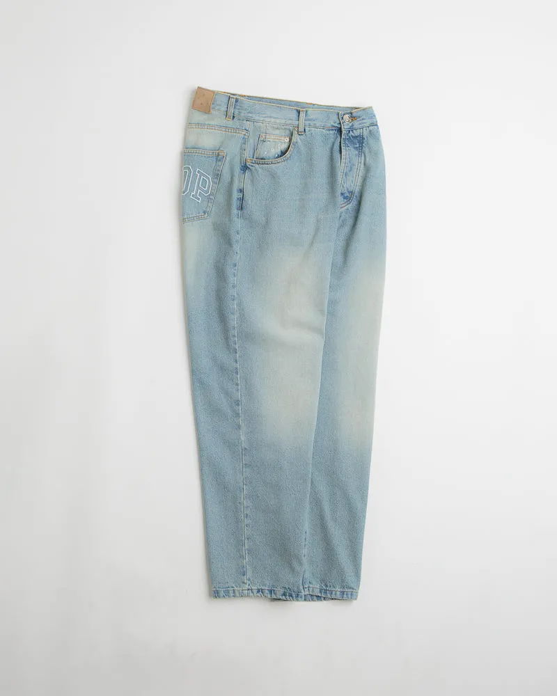 Pop Trading Company DRS Pants - Washed Denim / Blue