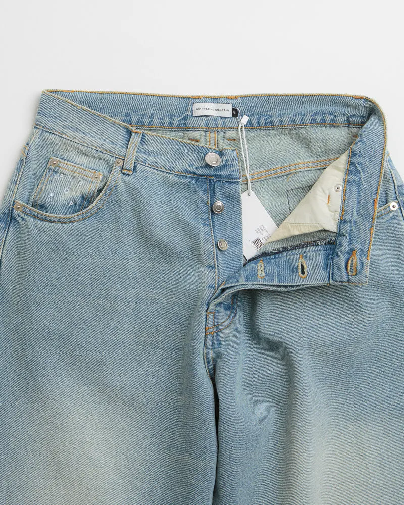 Pop Trading Company DRS Pants - Washed Denim / Blue