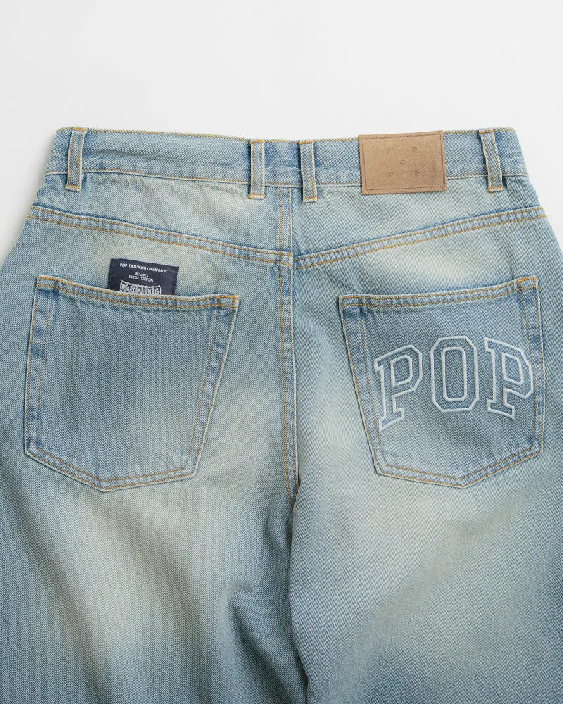 Pop Trading Company DRS Pants - Washed Denim / Blue