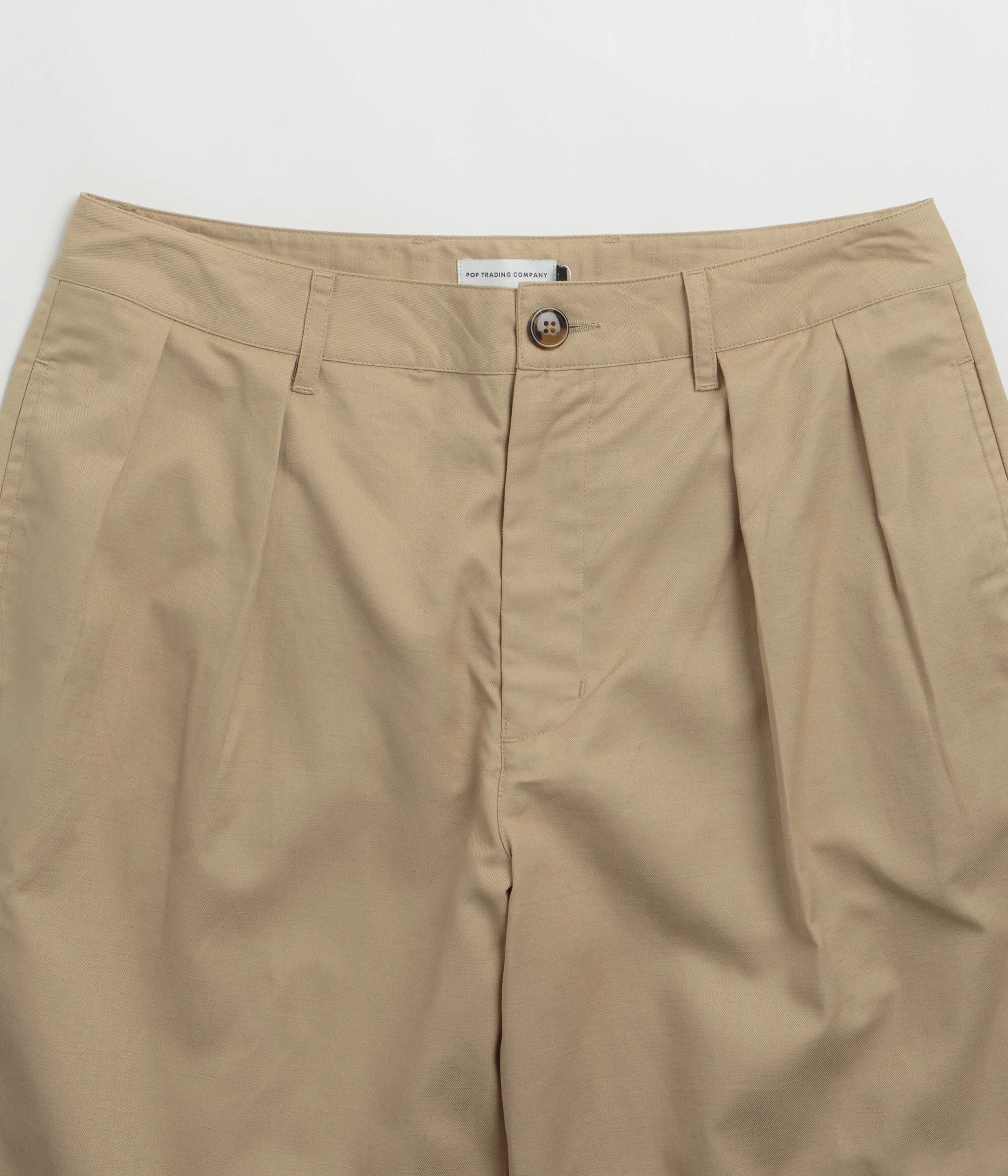 Pop Trading Company Hewitt Suit Pants - White Pepper