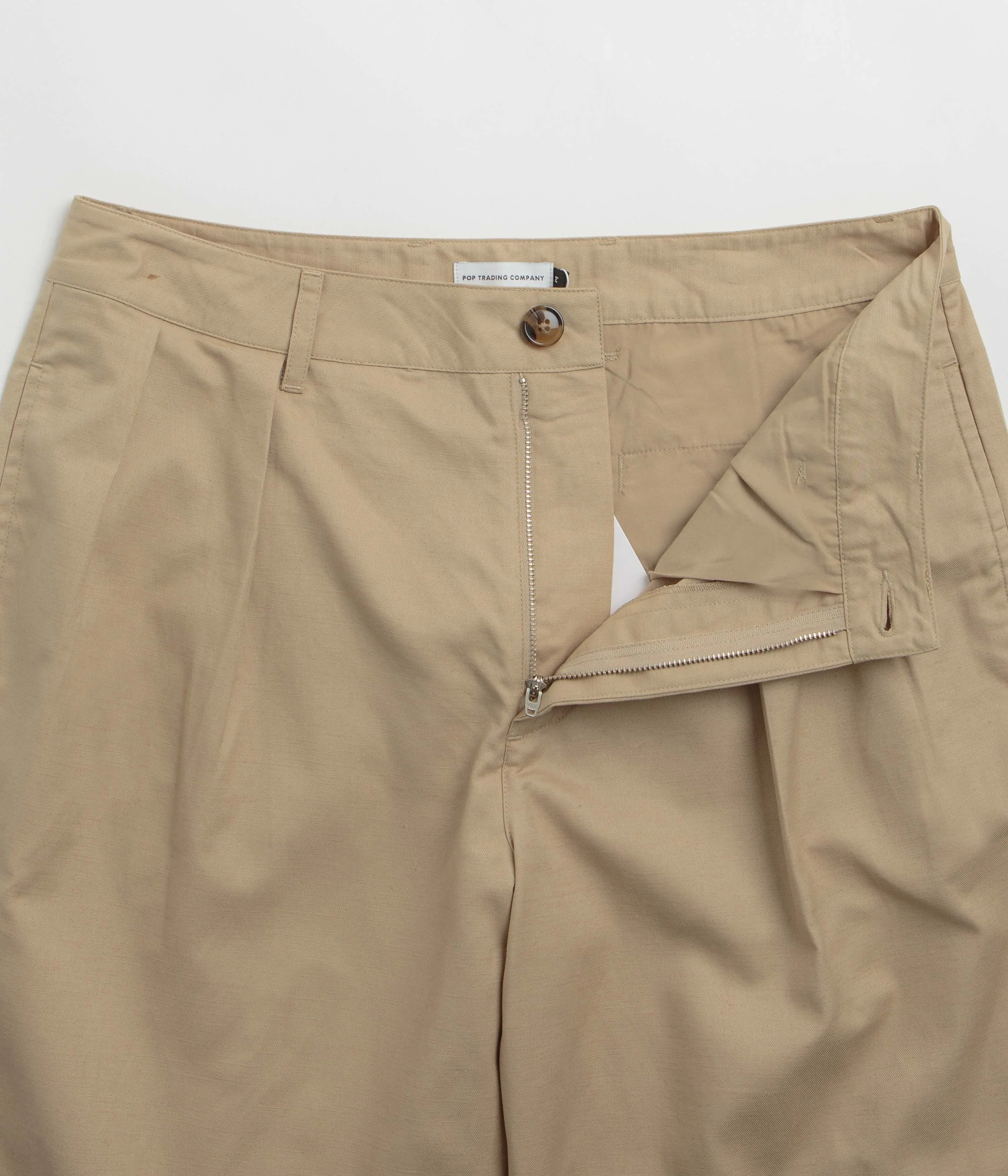 Pop Trading Company Hewitt Suit Pants - White Pepper