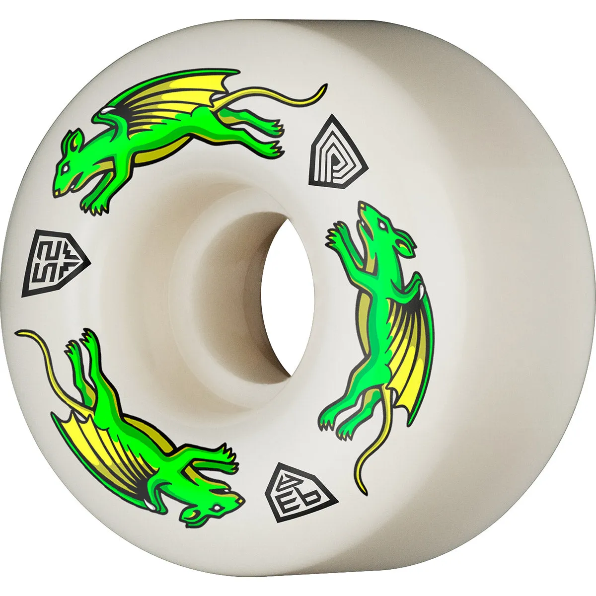 Powell Peralta - Nano Rats Dragon Formula 52MM X 34MM 93A Skateboard Wheels