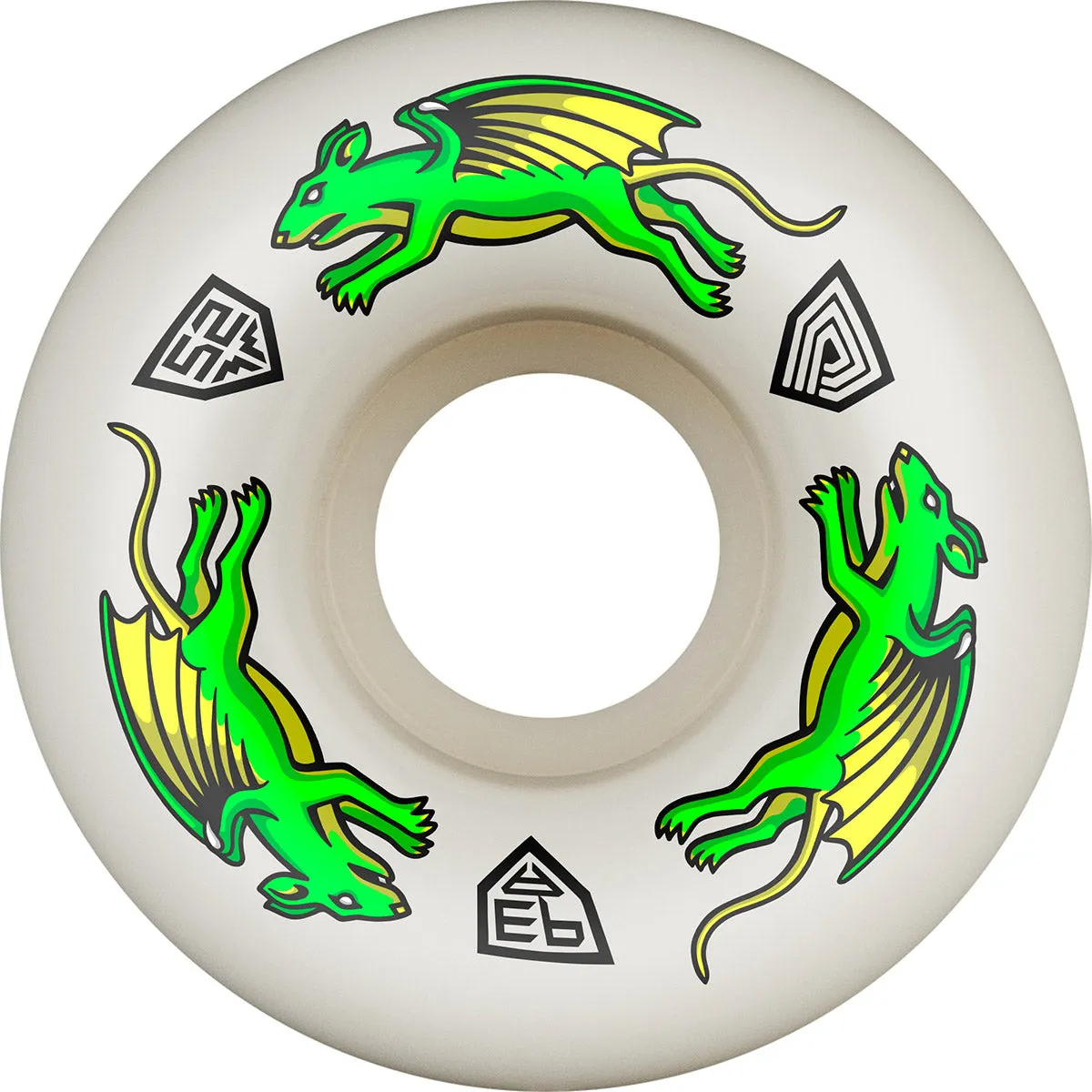 Powell Peralta - Nano Rats Dragon Formula 52MM X 34MM 93A Skateboard Wheels
