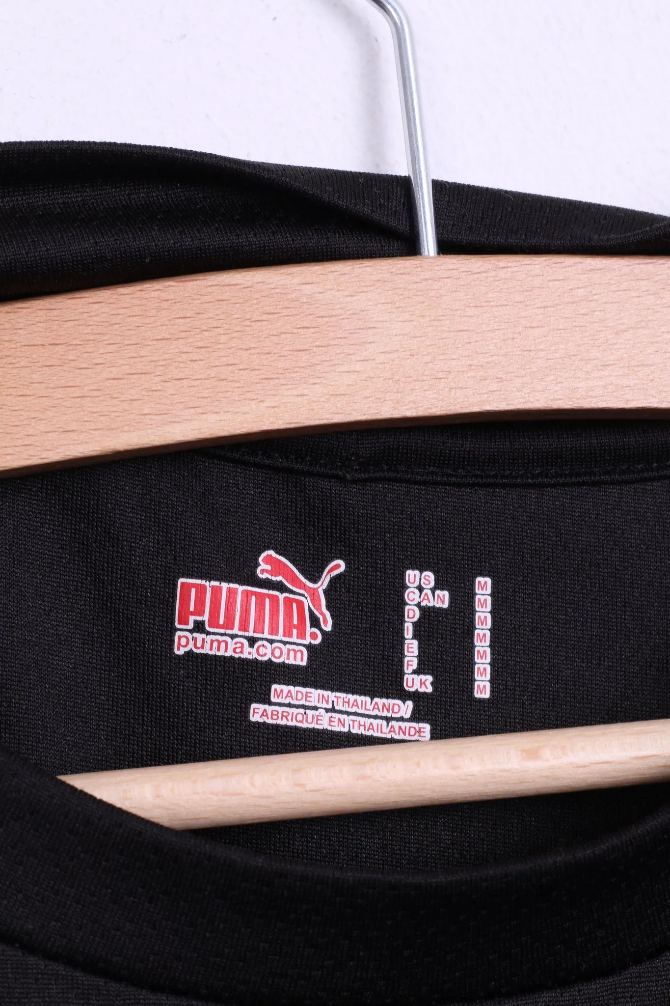 Puma Mens M Shirt Black Team Sportia SIMRISHAMN Football Club