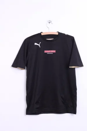 Puma Mens M Shirt Black Team Sportia SIMRISHAMN Football Club