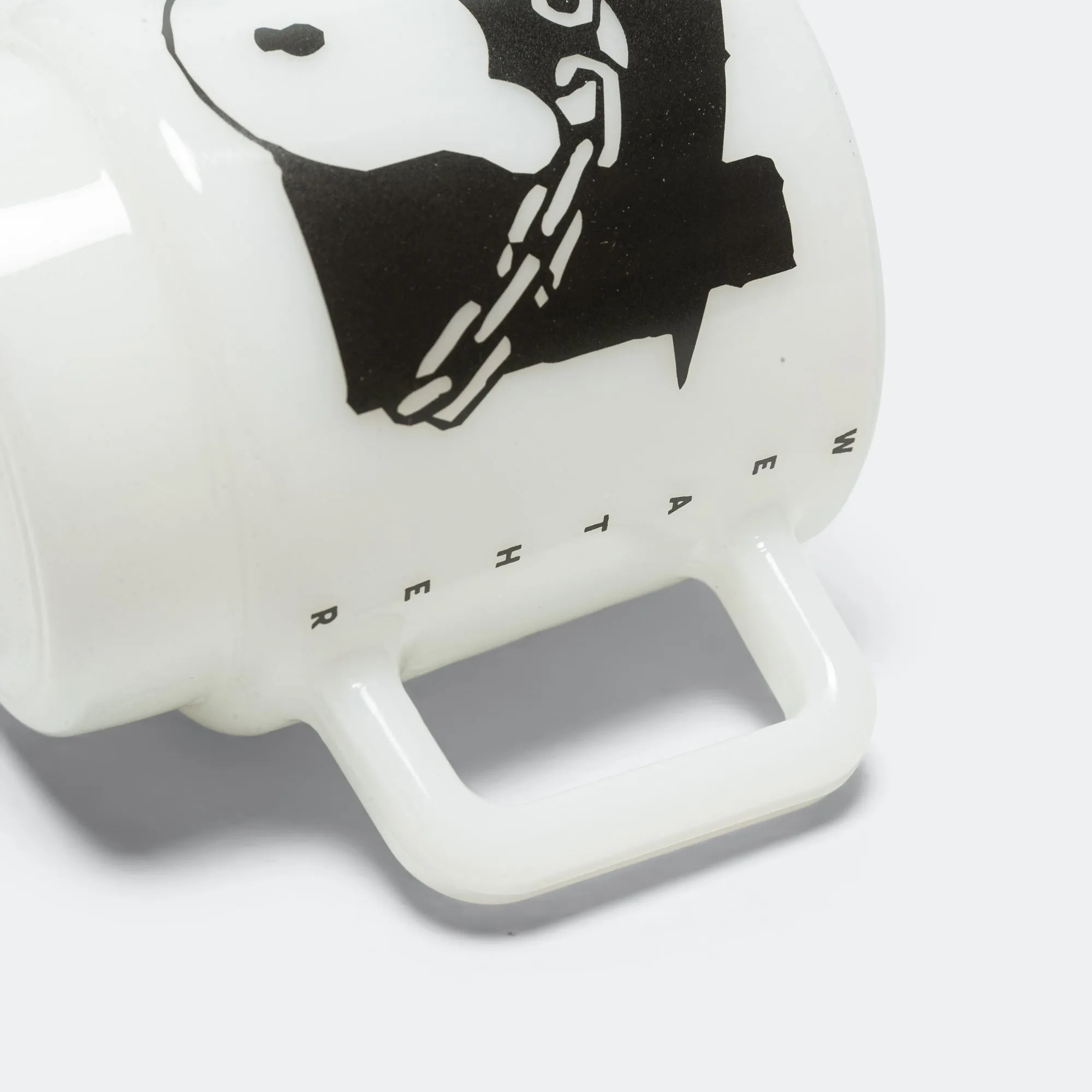 Quit Lookin' Handmade Milk Glass Mug