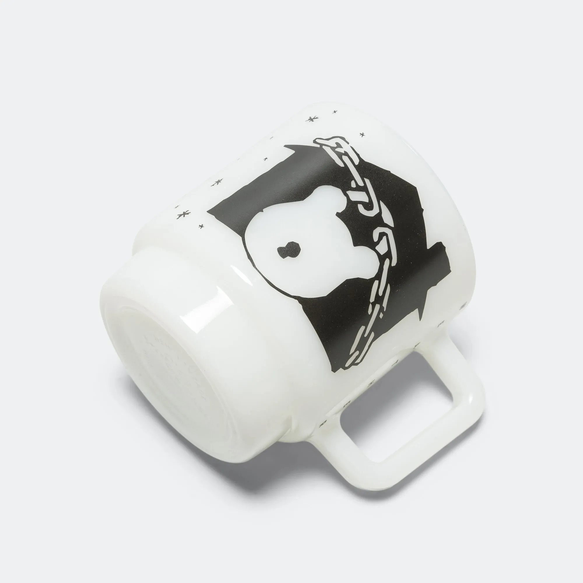 Quit Lookin' Handmade Milk Glass Mug