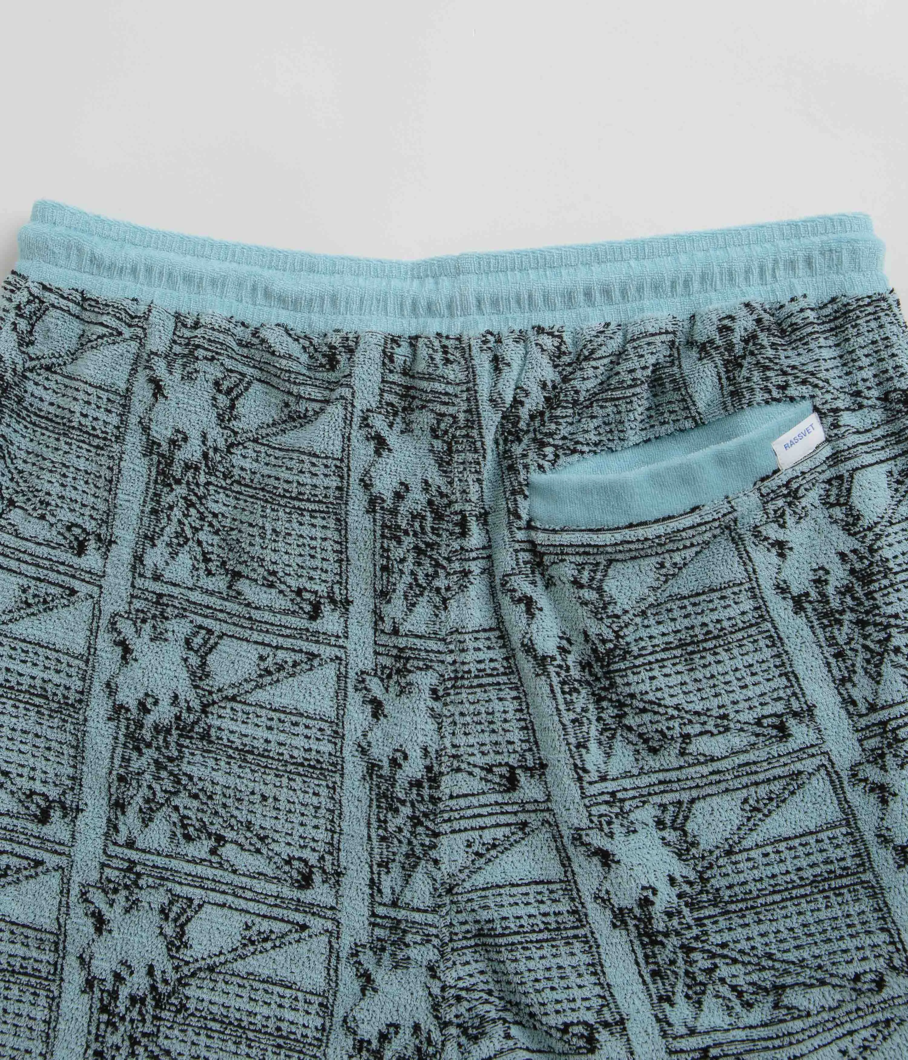 Rassvet Miami Terry Shorts - Light Blue