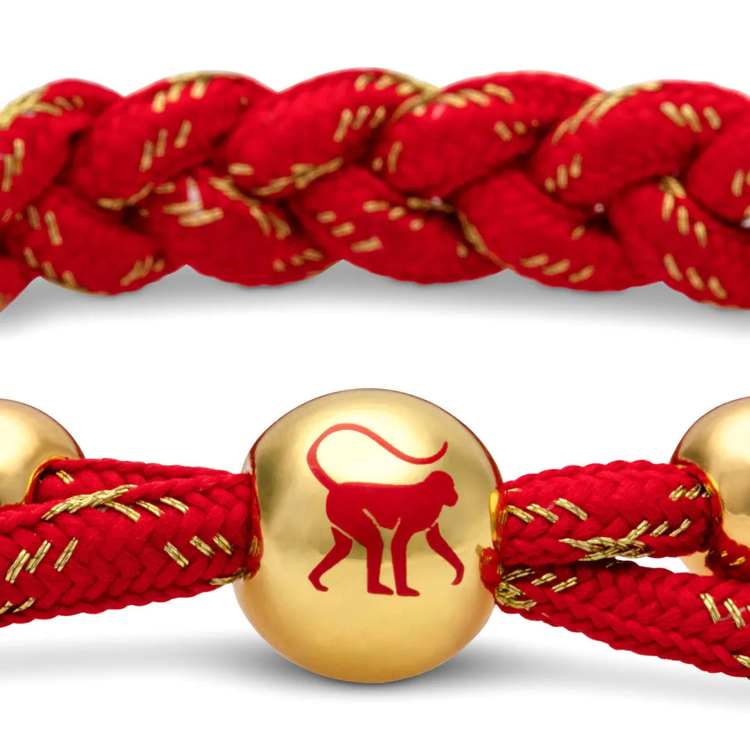 Rastaclat Original Hand Braided Lunar New Year (Monkey) Adjustable Bracelet