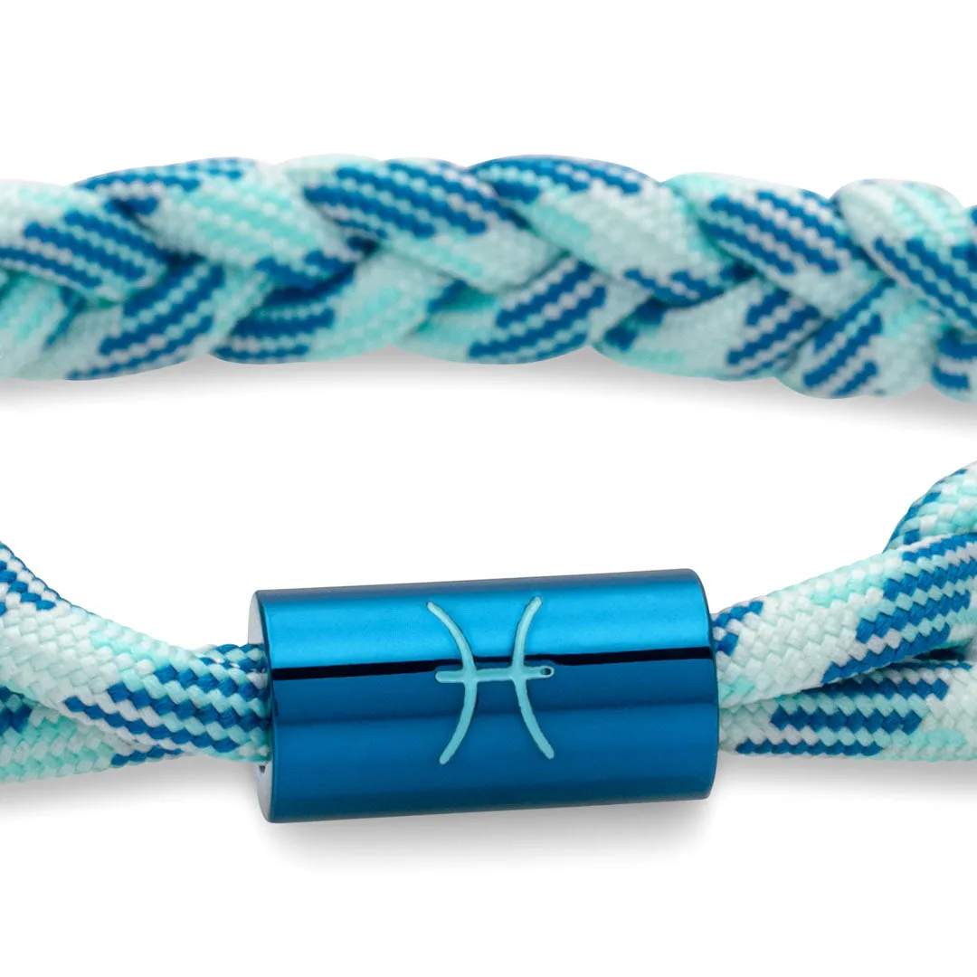 Rastaclat Original Hand Braided Zodiac (Pisces) Adjustable Bracelet