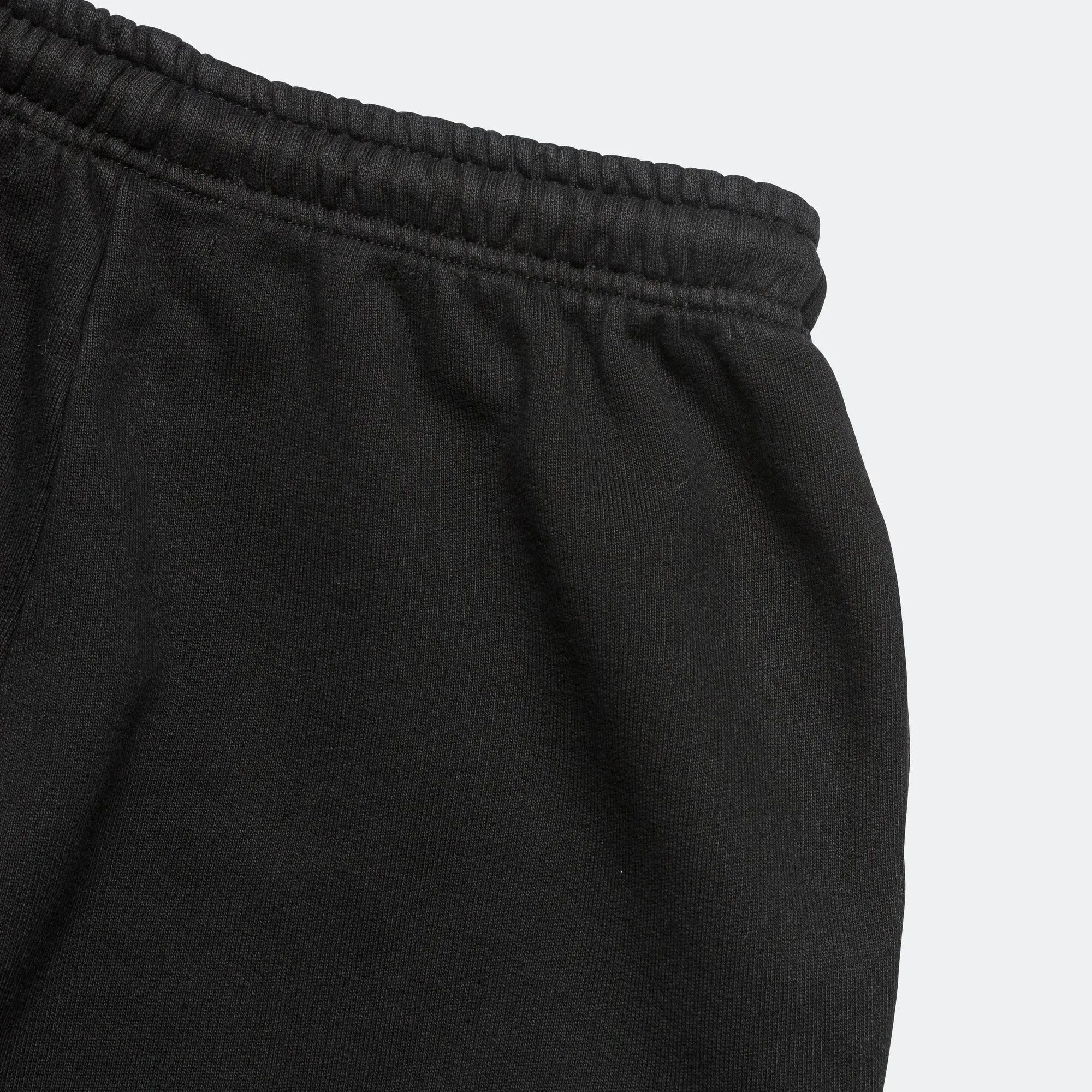 Raw Hem Sweatpants - Black
