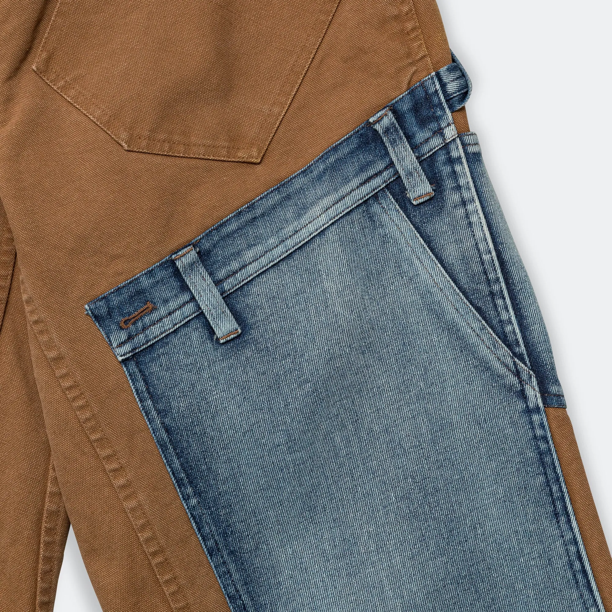 Re-make Carpenter Jeans - Brown/Blue