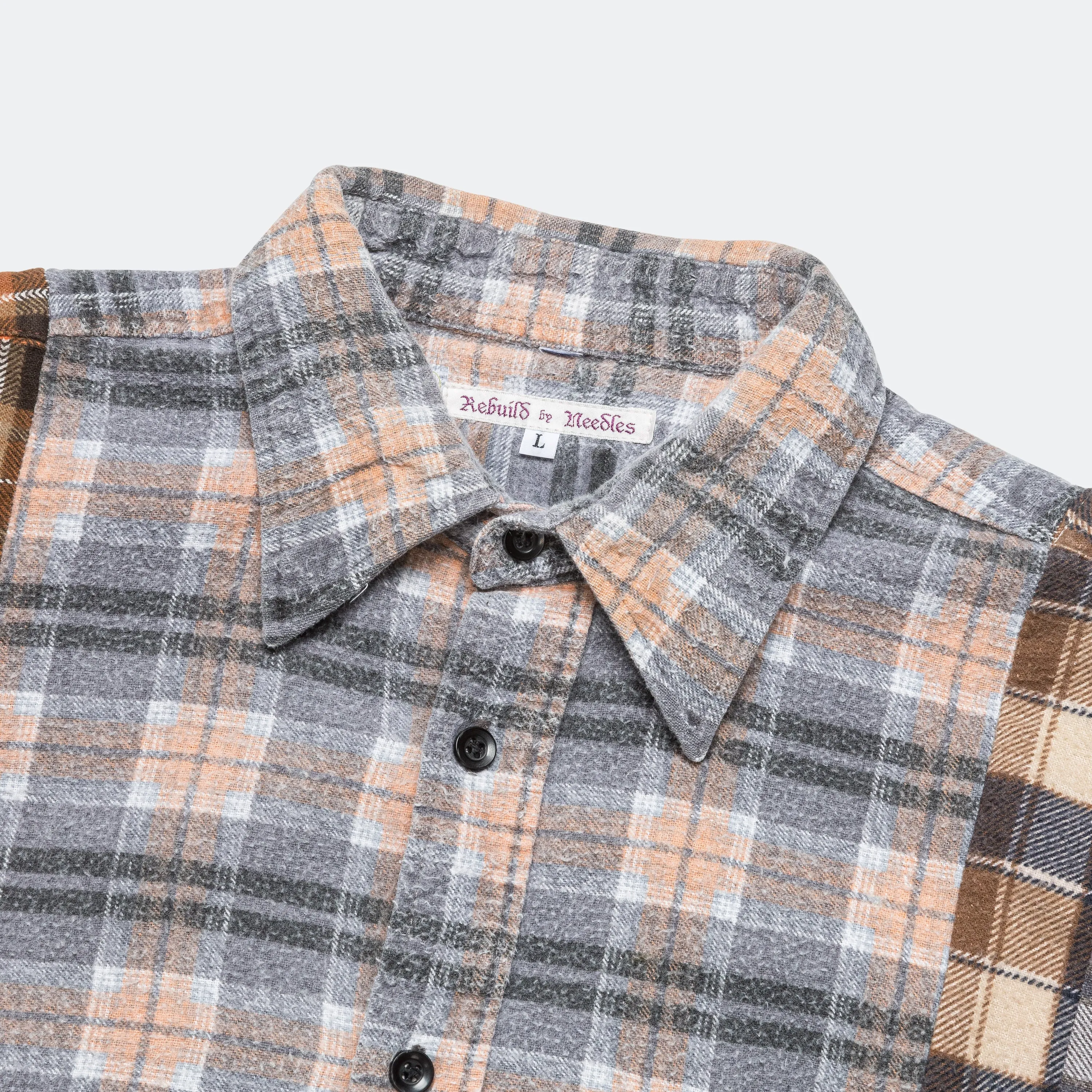 Rebuild Flannel 7 Cuts Shirt SS25 - Large #3