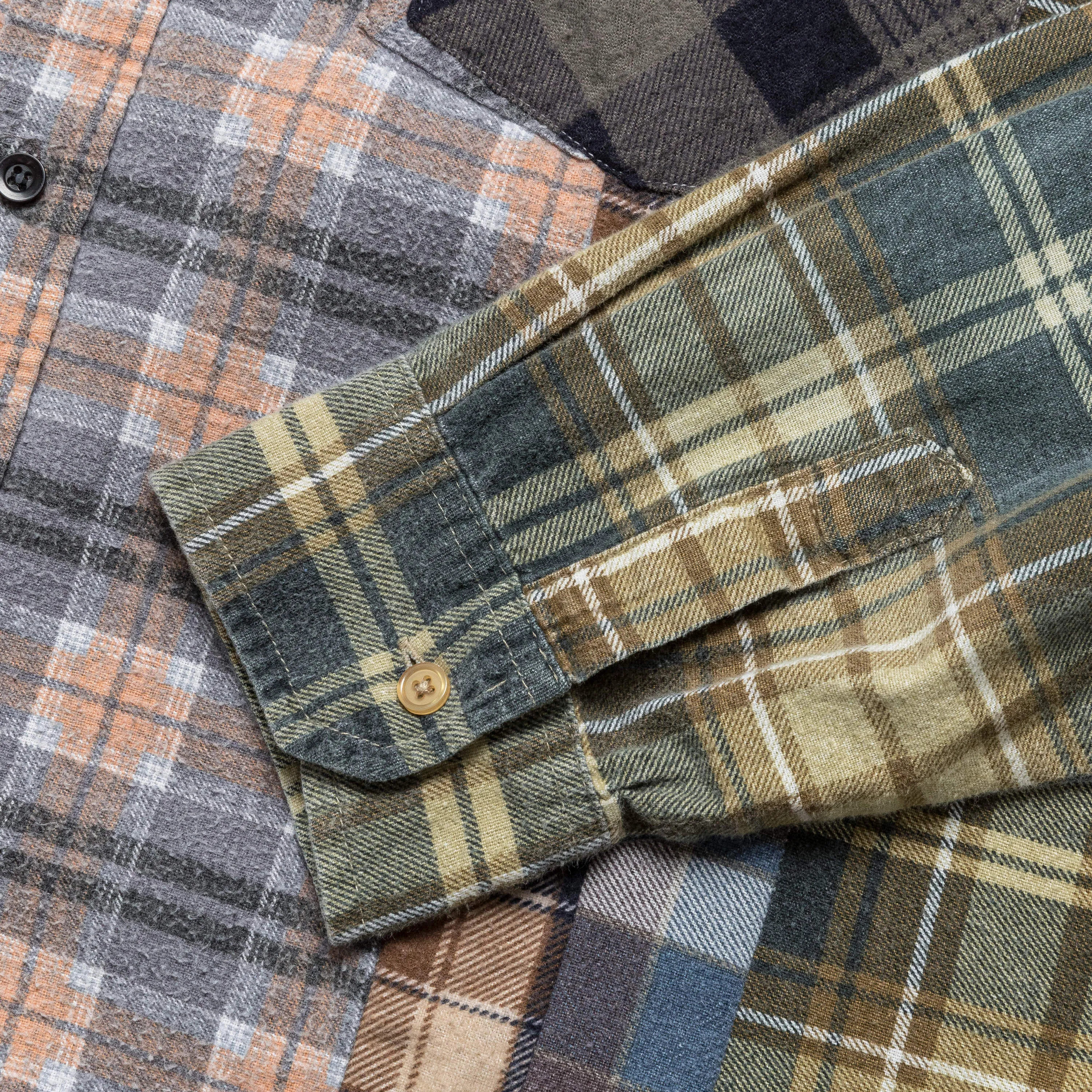Rebuild Flannel 7 Cuts Shirt SS25 - Large #3