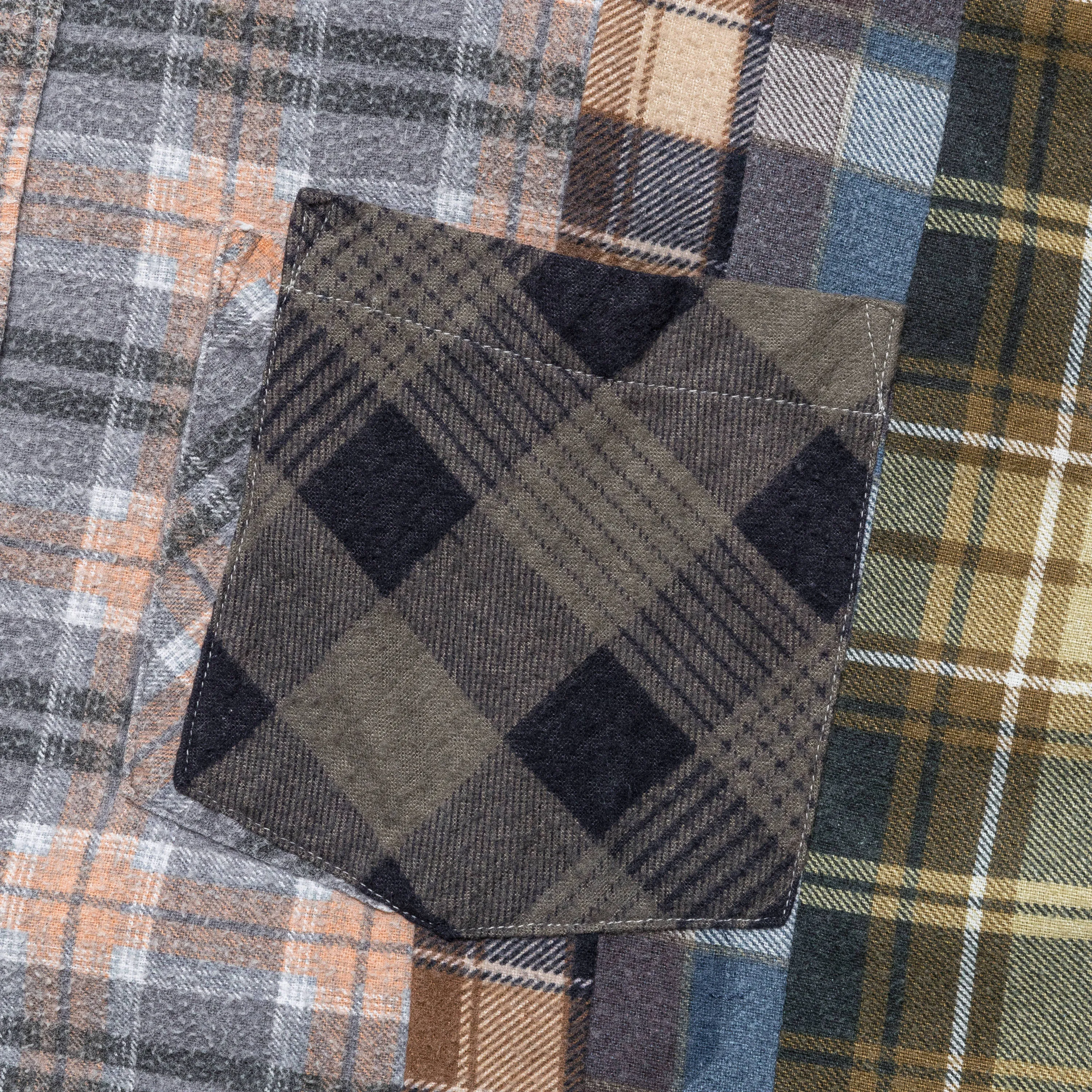 Rebuild Flannel 7 Cuts Shirt SS25 - Large #3