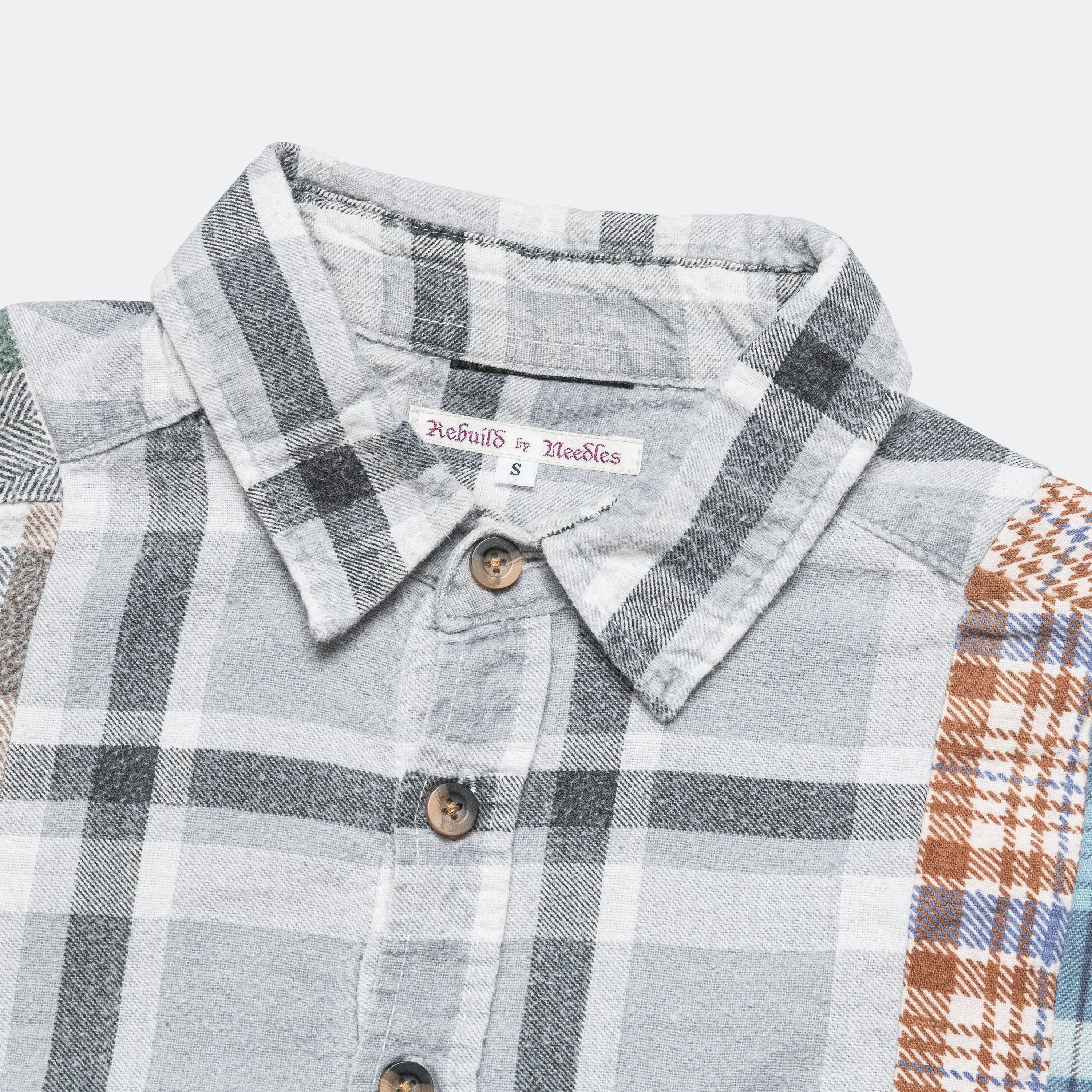 Rebuild Flannel 7 Cuts Shirt SS25 - Small #3