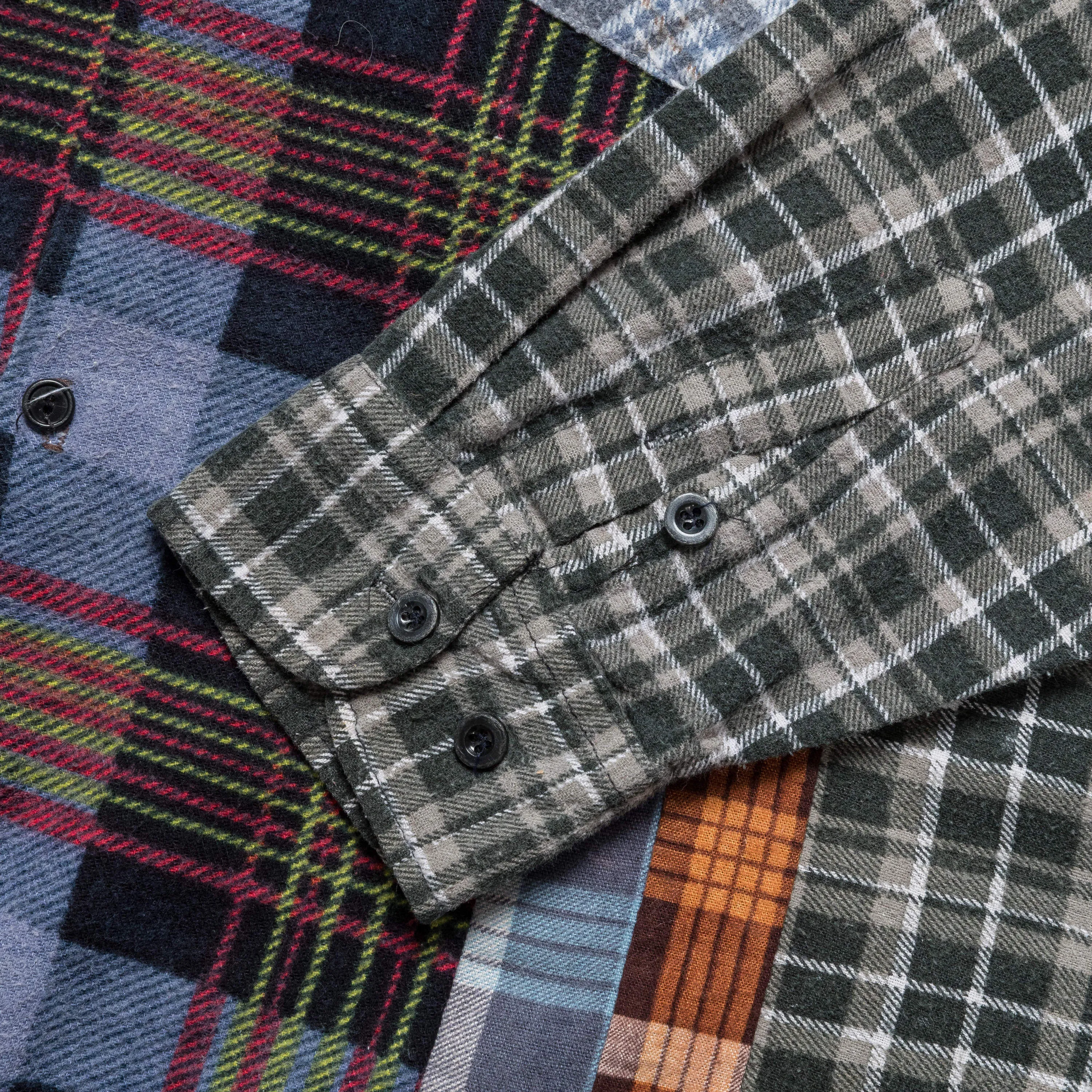 Rebuild Flannel 7 Cuts Shirt SS25 - Small #4