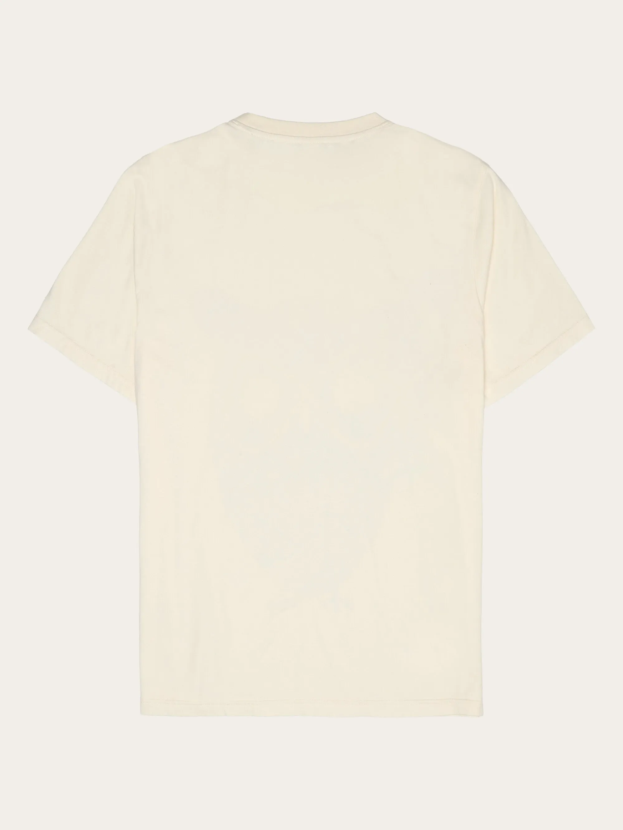 Regular single jersey mountain owl printed t-shirt - Regenerative Organic Certified - GOTS - Egret Knowledge Cotton