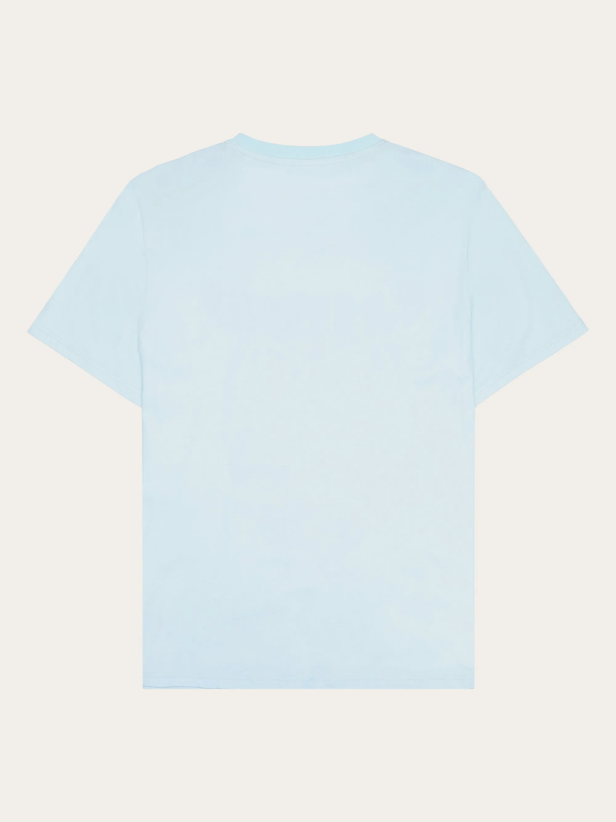 Regular single jersey seagrass owl printed t-shirt - Regenerative Organic Certified - GOTS - Aqua-Esque Knowledge Cotton
