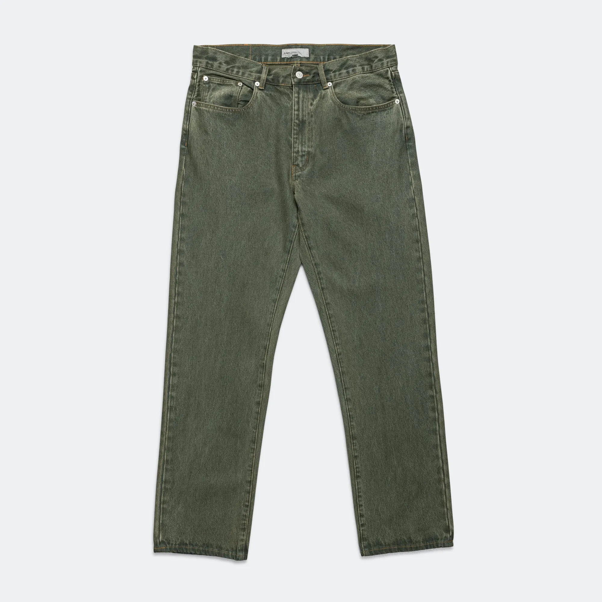 Relaxed Fit Overdyed Denim - Green