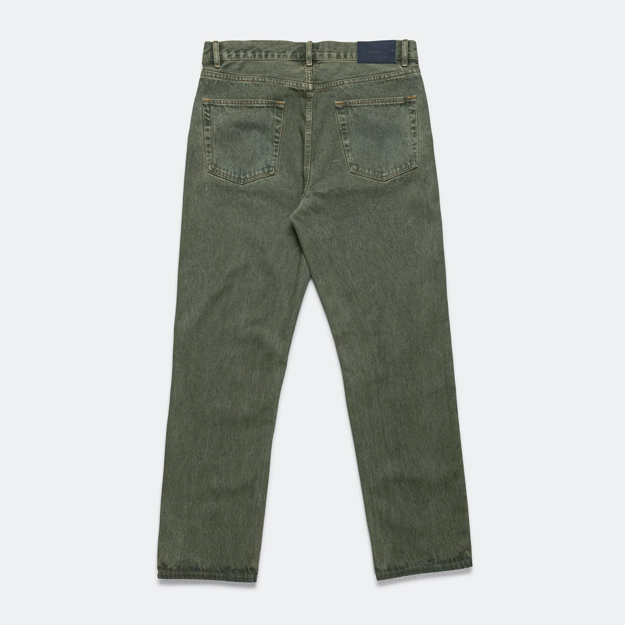 Relaxed Fit Overdyed Denim - Green