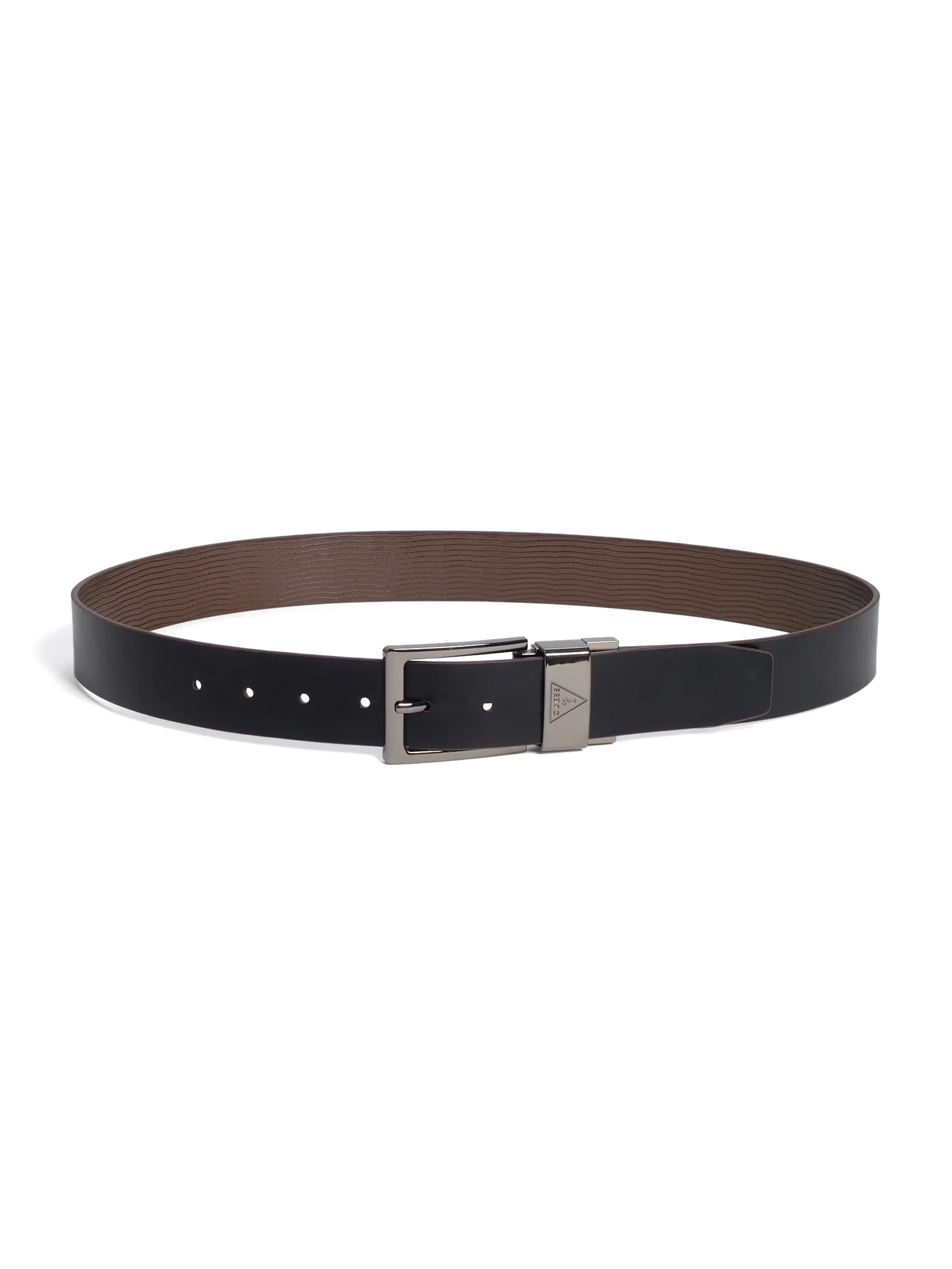 Reversible Lizard-Embossed Belt