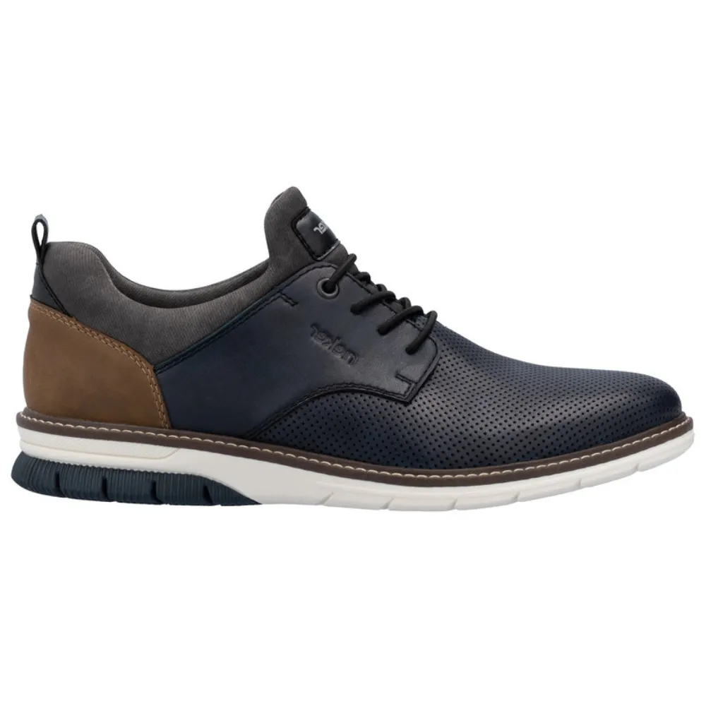 Rieker 14450-15 Mens Wide Fit Elasticated Slip On Shoe